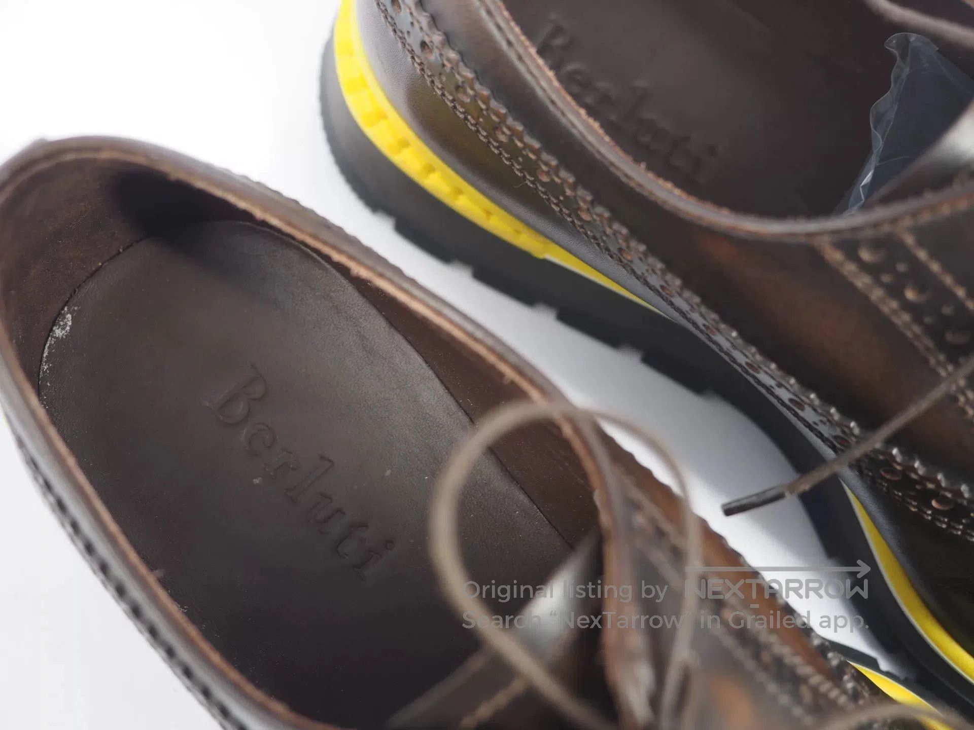 Berluti berluti brown leather sneakers UK6. Size US 8 / EU 41 - 6 Thumbnail