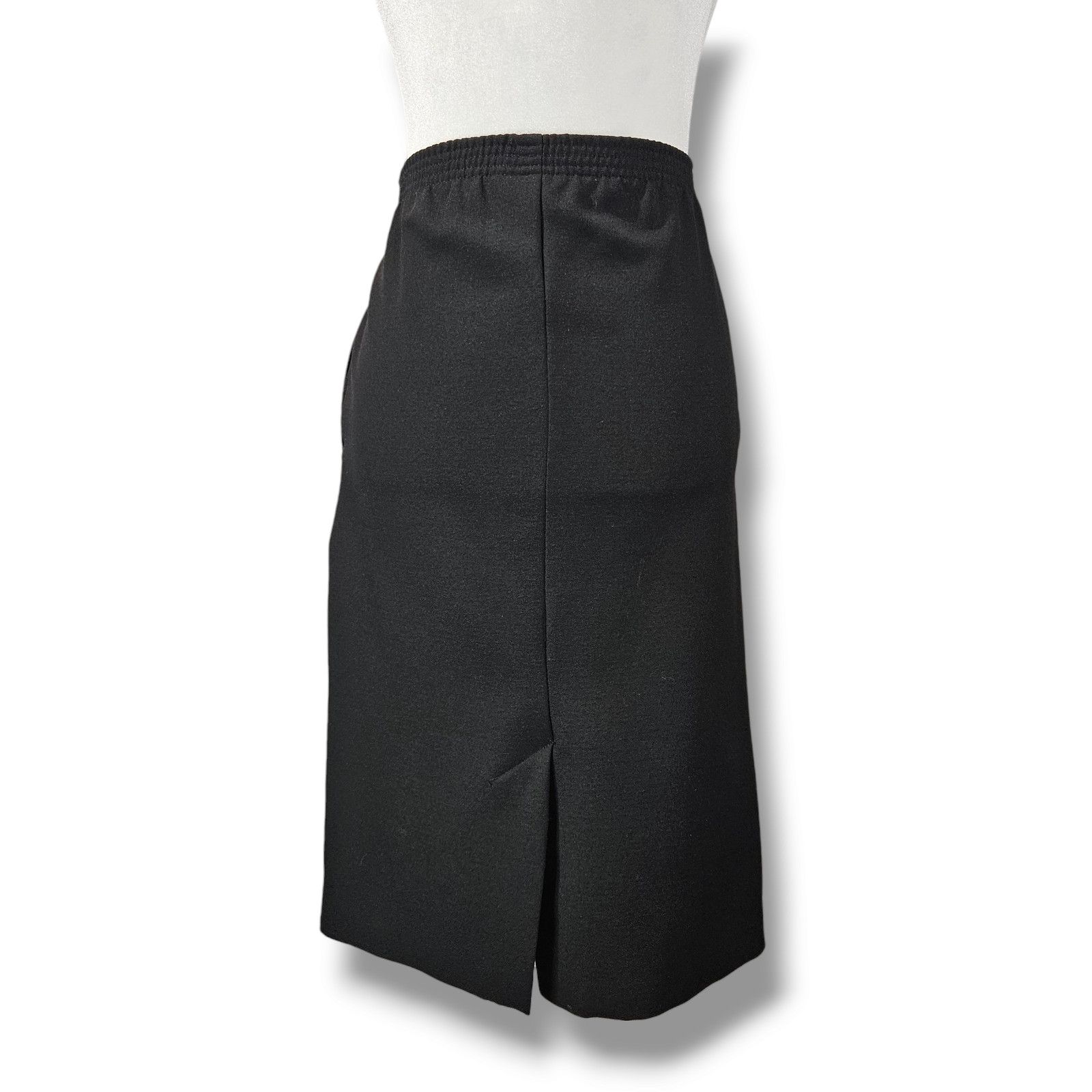 Other EUC VTG 90s Teddi Elastic Waist Straight Skirt Sz. XL Black Size 32" / US 10 / IT 46 - 3 Thumbnail