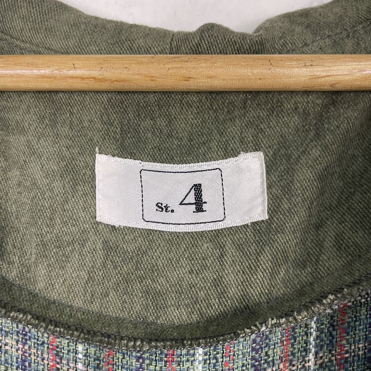 Japanese Brand × Vintage 💥ST FOUR CLUB TARTAN LONG JACKET Size US L / EU 52-54 / 3 - 18 Thumbnail
