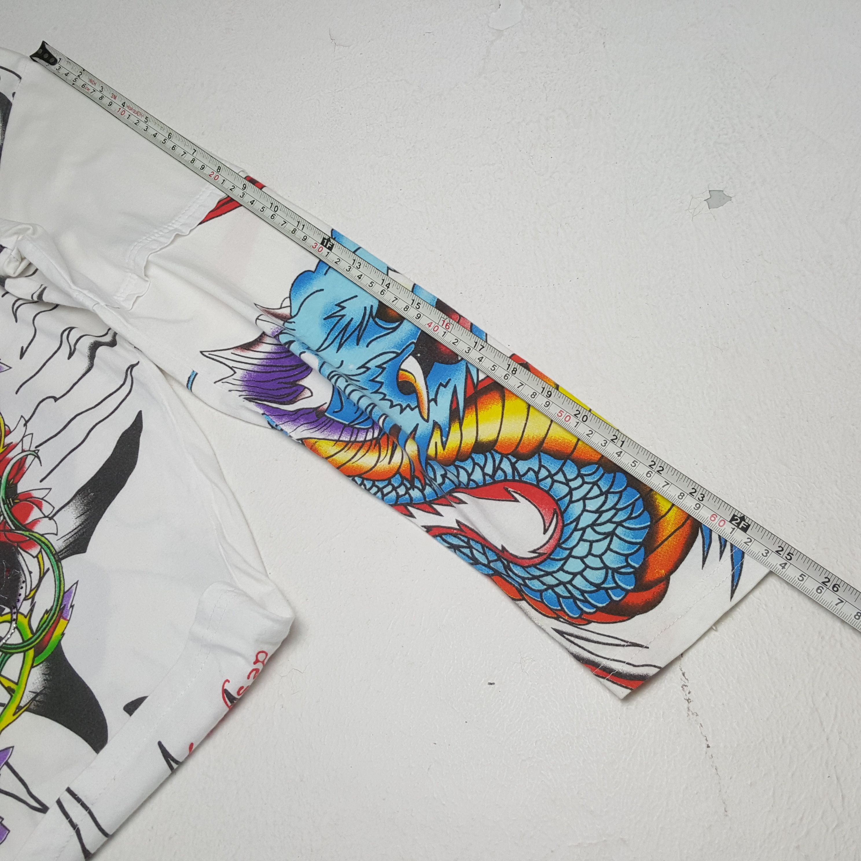 Christian Audigier × Ed Hardy × Vintage Vintage ED-HARDY by Christian Audigier Fashion Brand T-Shirt Size US L / EU 52-54 / 3 - 6 Thumbnail