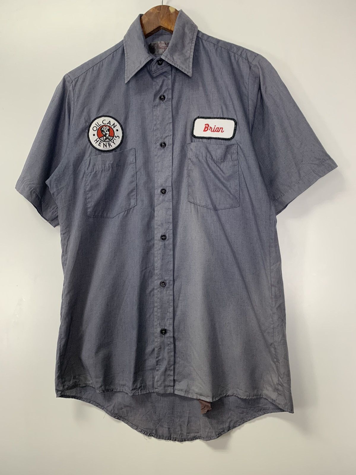 Japanese Brand × Vintage Vintage oil can henry’s button up Size US XXS / EU 40 - 6 Thumbnail