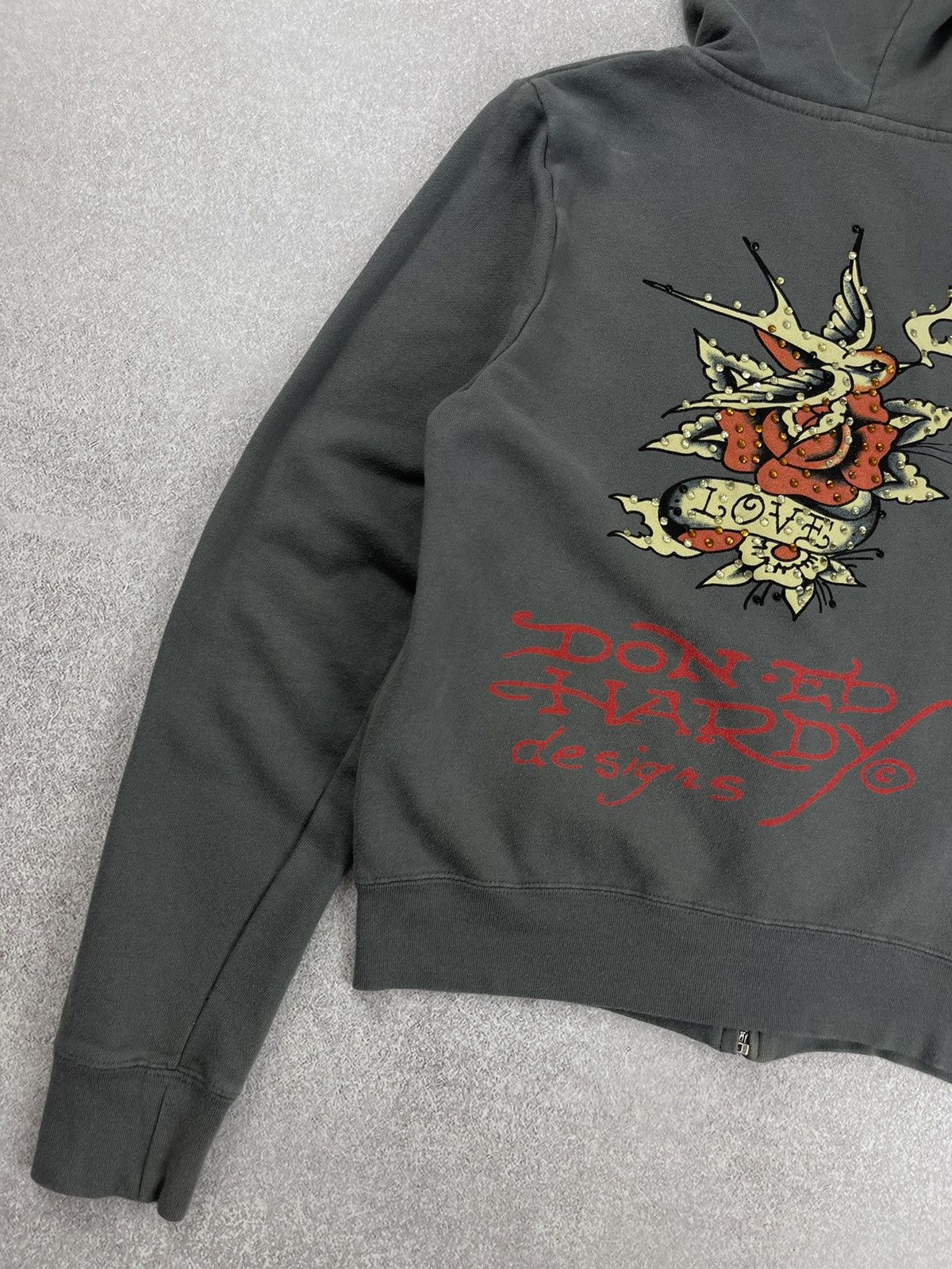 Christian Audigier × Ed Hardy × Vintage Vintage Y2k Ed Hardy by Christian Audigier Hoodie Japan Size M / US 6-8 / IT 42-44 - 14 Thumbnail