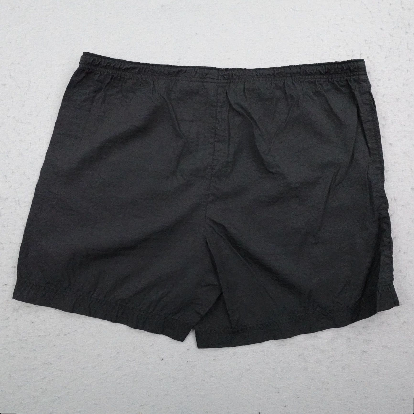 Nike VINTAGE Nike Shorts Womens L Black Windbreaker Athletic Workout Gym Running Size 36" / US 14 / IT 50 - 3 Thumbnail