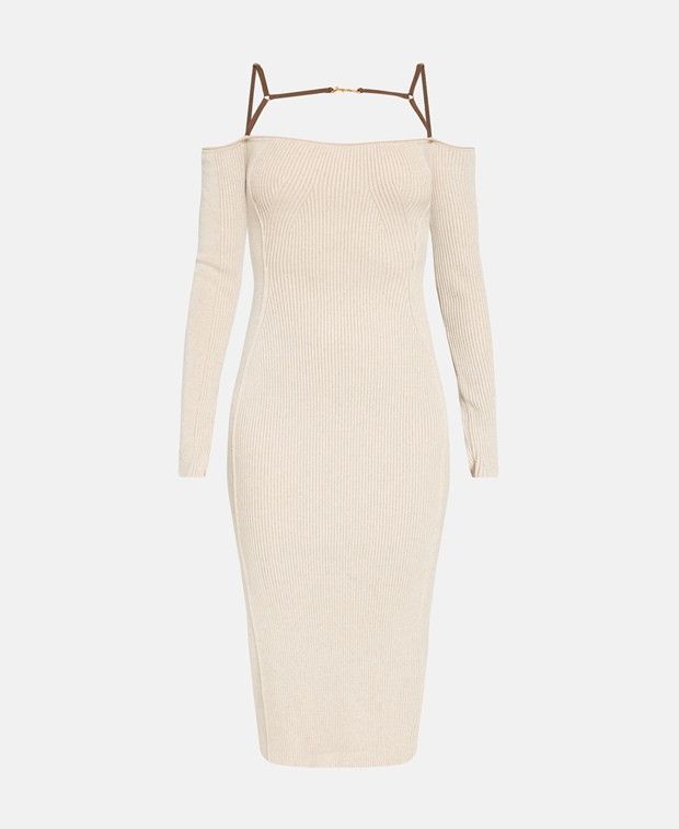 Jacquemus Linen-blend dress Size M / US 6-8 / IT 42-44 - 1 Thumbnail