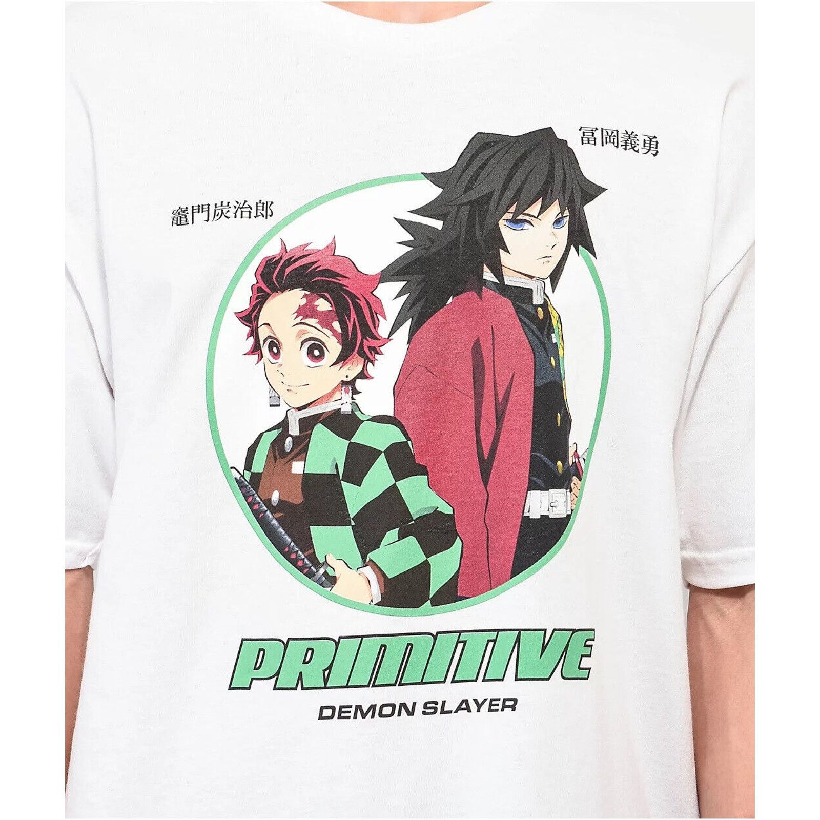 Primitive Primitive Skate Mens X Demon Slayer Short Sleeve Tee T-Shirt Size US M / EU 48-50 / 2 - 2 Thumbnail