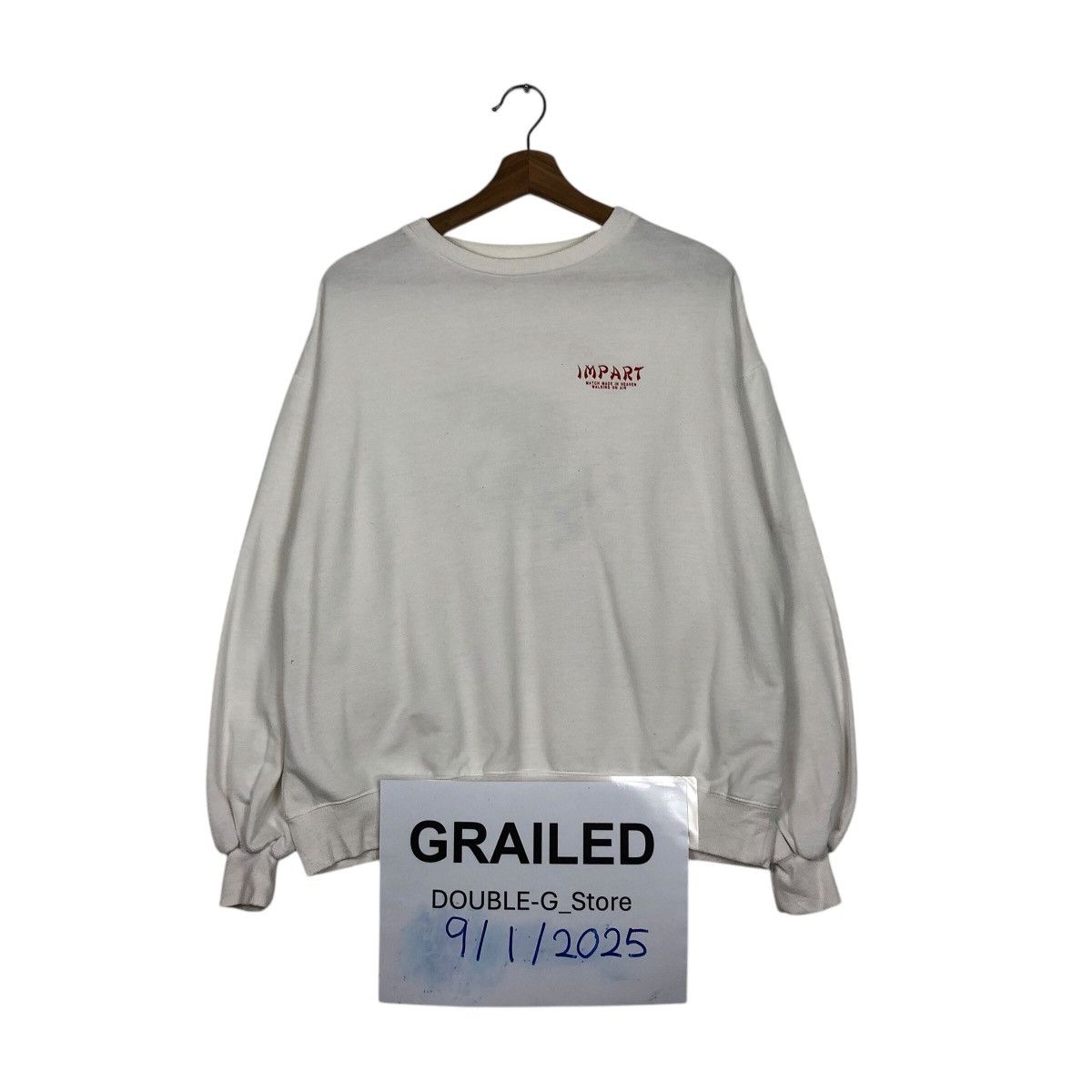 Japanese Brand × Vintage 📌Vintage Sweatshirt Cutie Blonde Sukajan Design Big Logo Size US S / EU 44-46 / 1 - 2 Thumbnail