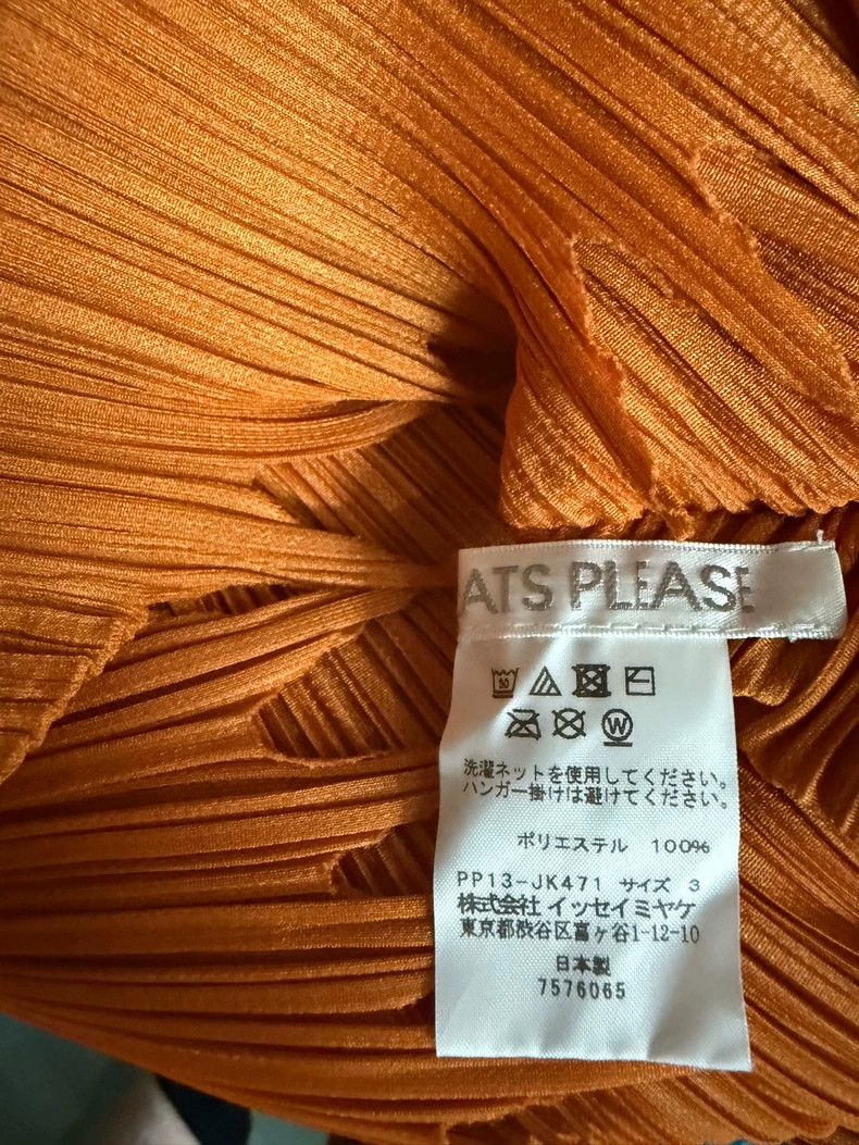 Issey Miyake Issey Miyake size:3 Orange hedgehog round top Size XS / US 0-2 / IT 36-38 - 3 Thumbnail
