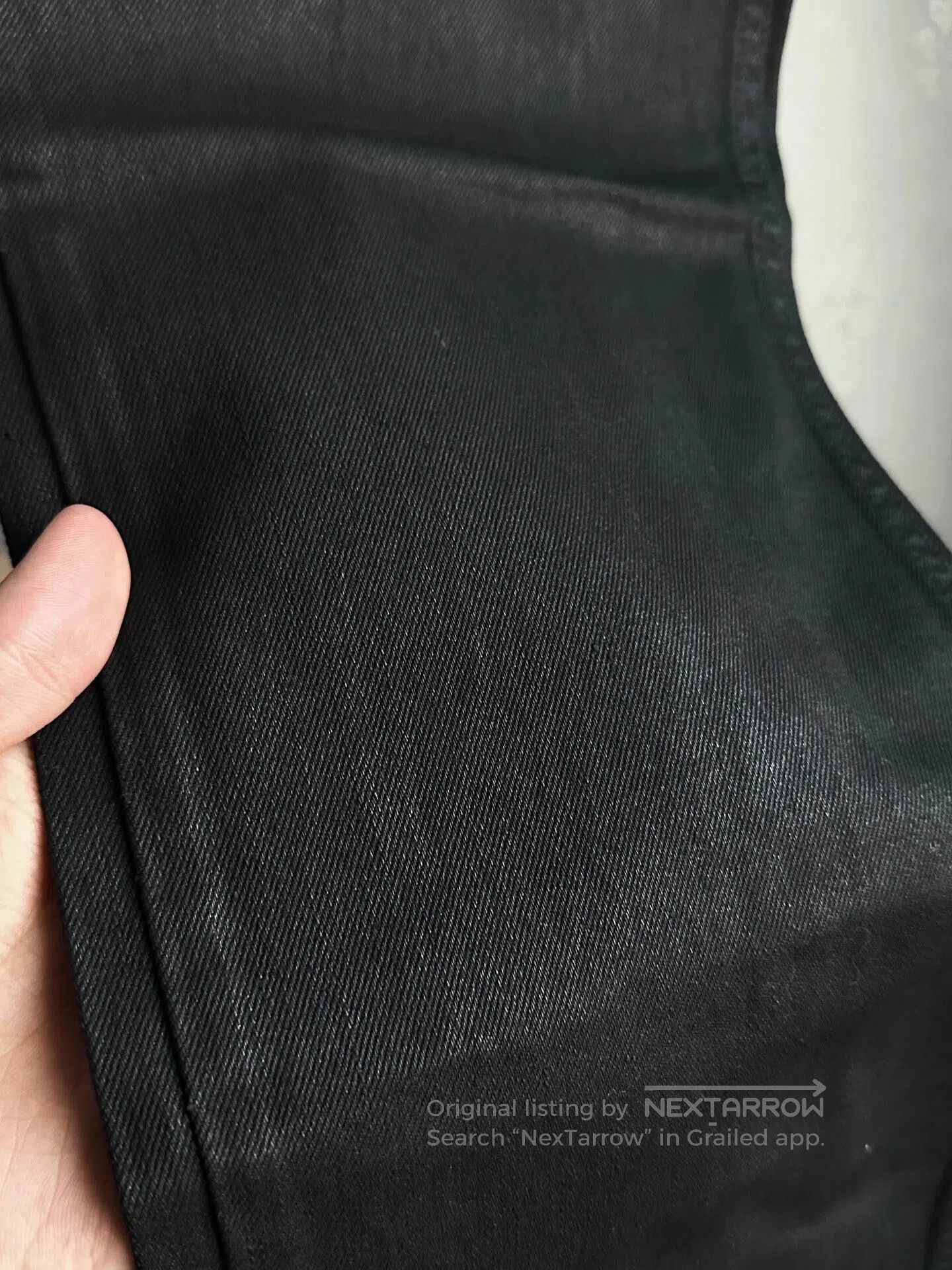 Dirk Bikkembergs DIRK BIKKEMBERGS Glue-coated denim jeans| Size US 30 / EU 46 - 4 Thumbnail