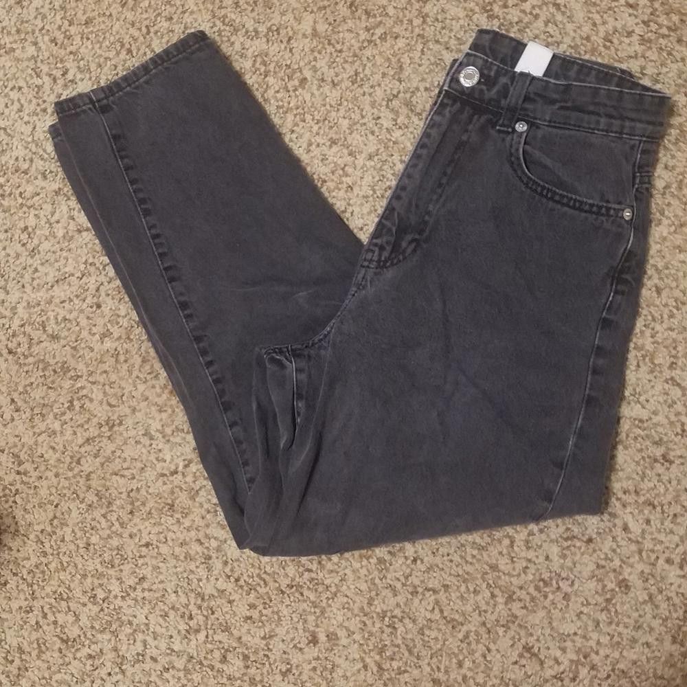 H&M H & M Black Denim Mom Jeans Size 4 Size 27" / US 4 / IT 40 - 1 Thumbnail