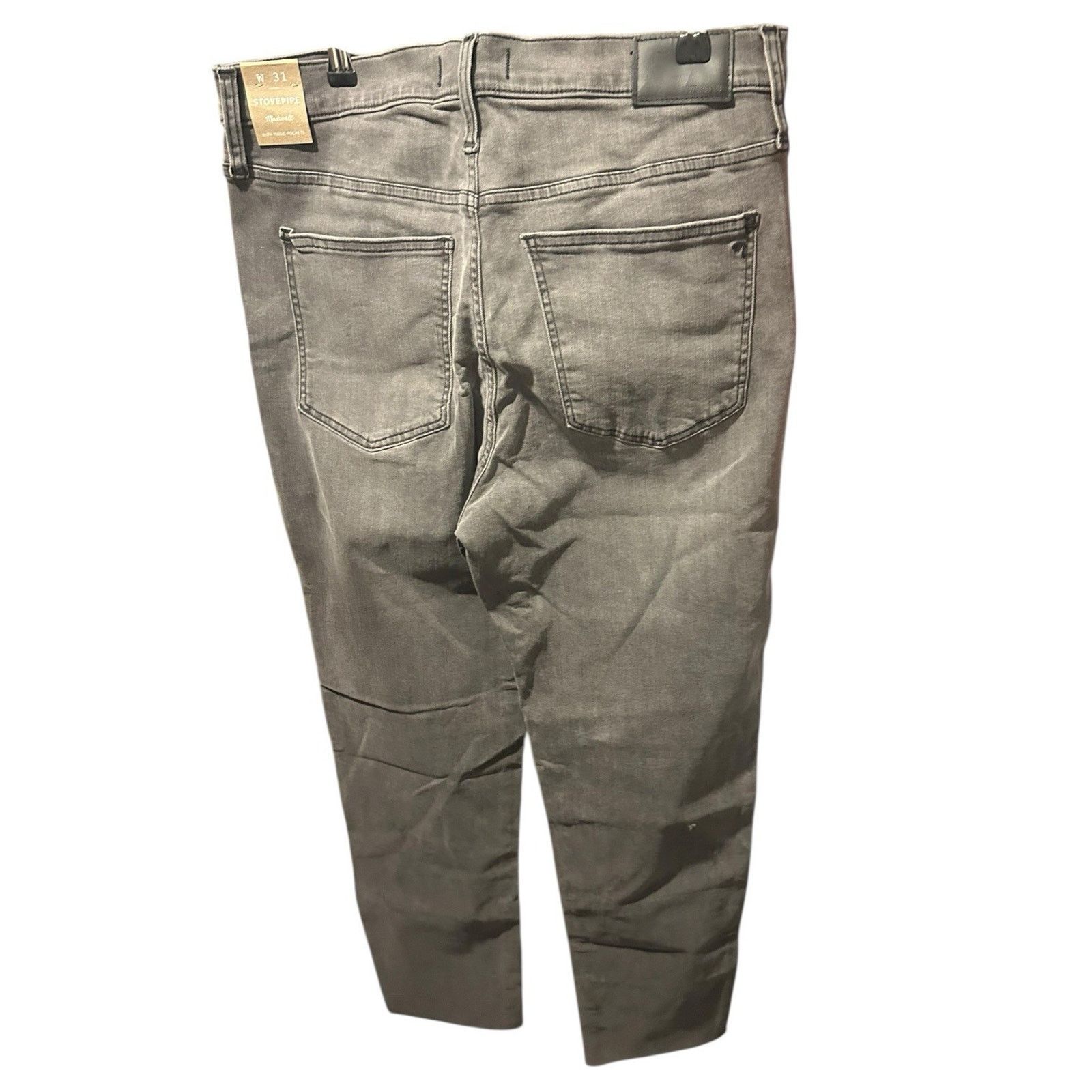 Madewell New With Tags madewell jeans 31 Grey Cut Off Ankle Crop Size 31" - 5 Thumbnail