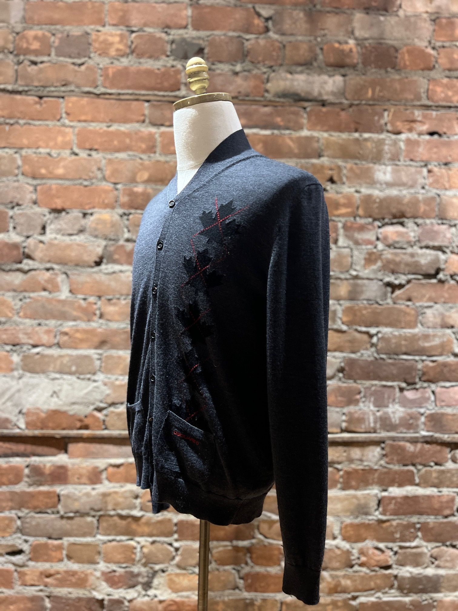 Dsquared2 DSQUARED2 Wool Cardigan Size US M / EU 48-50 / 2 - 2 Thumbnail