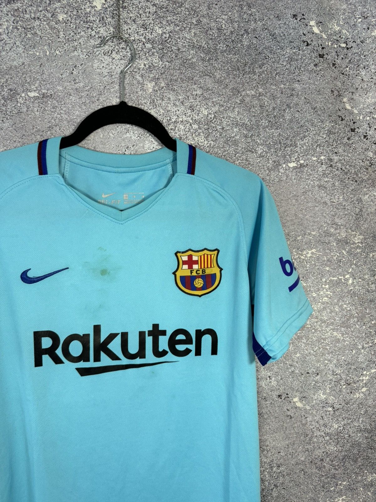 Nike × Vintage MESSI Vintage Barcelona 2017/18 Nike Soccer Jersey y2k Size US S / EU 44-46 / 1 - 3 Thumbnail