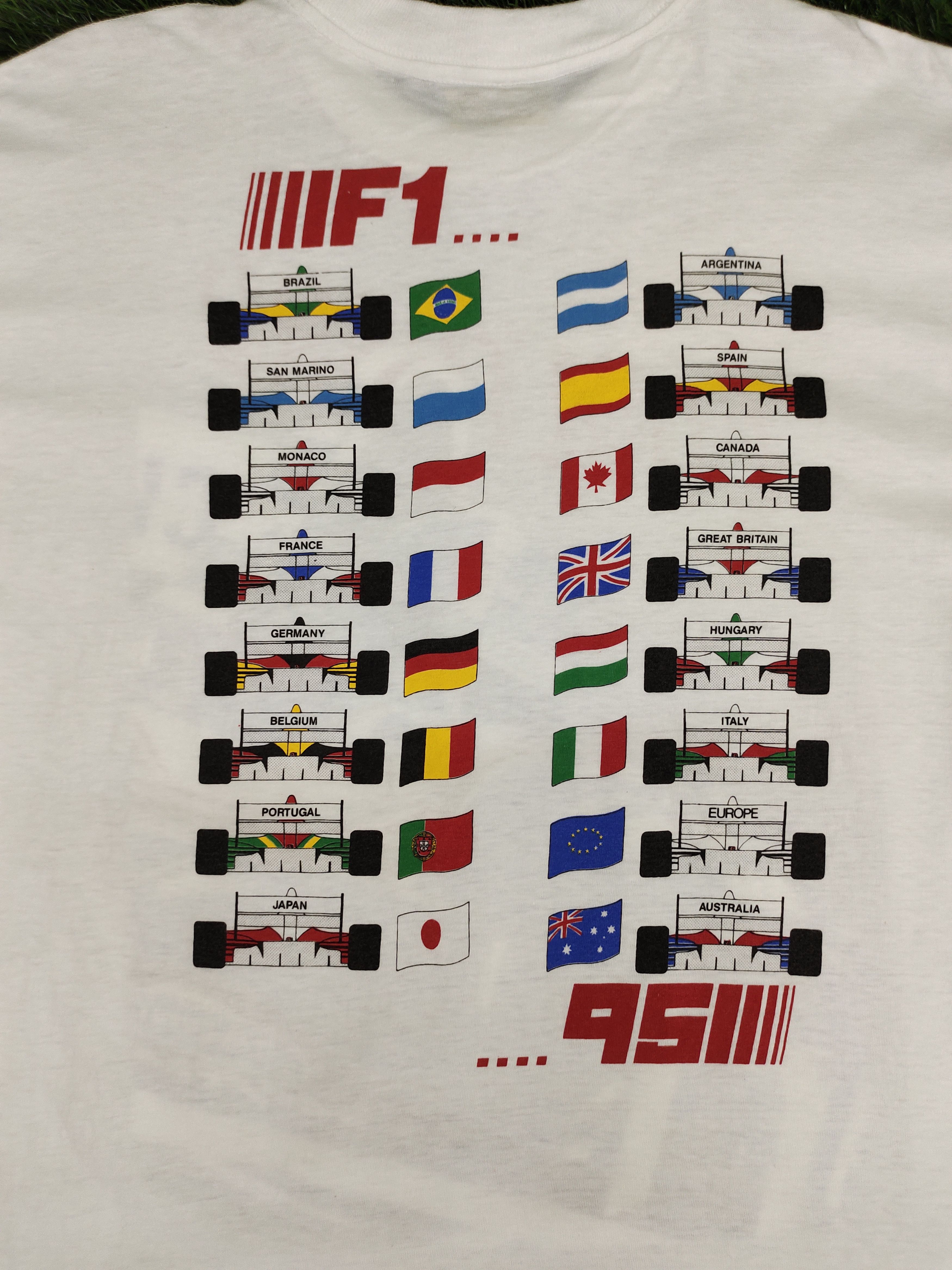 Ferrari Vintage 90s Formula 1 Renault Elf Racing Team T-Shirt Size US M / EU 48-50 / 2 - 8 Thumbnail