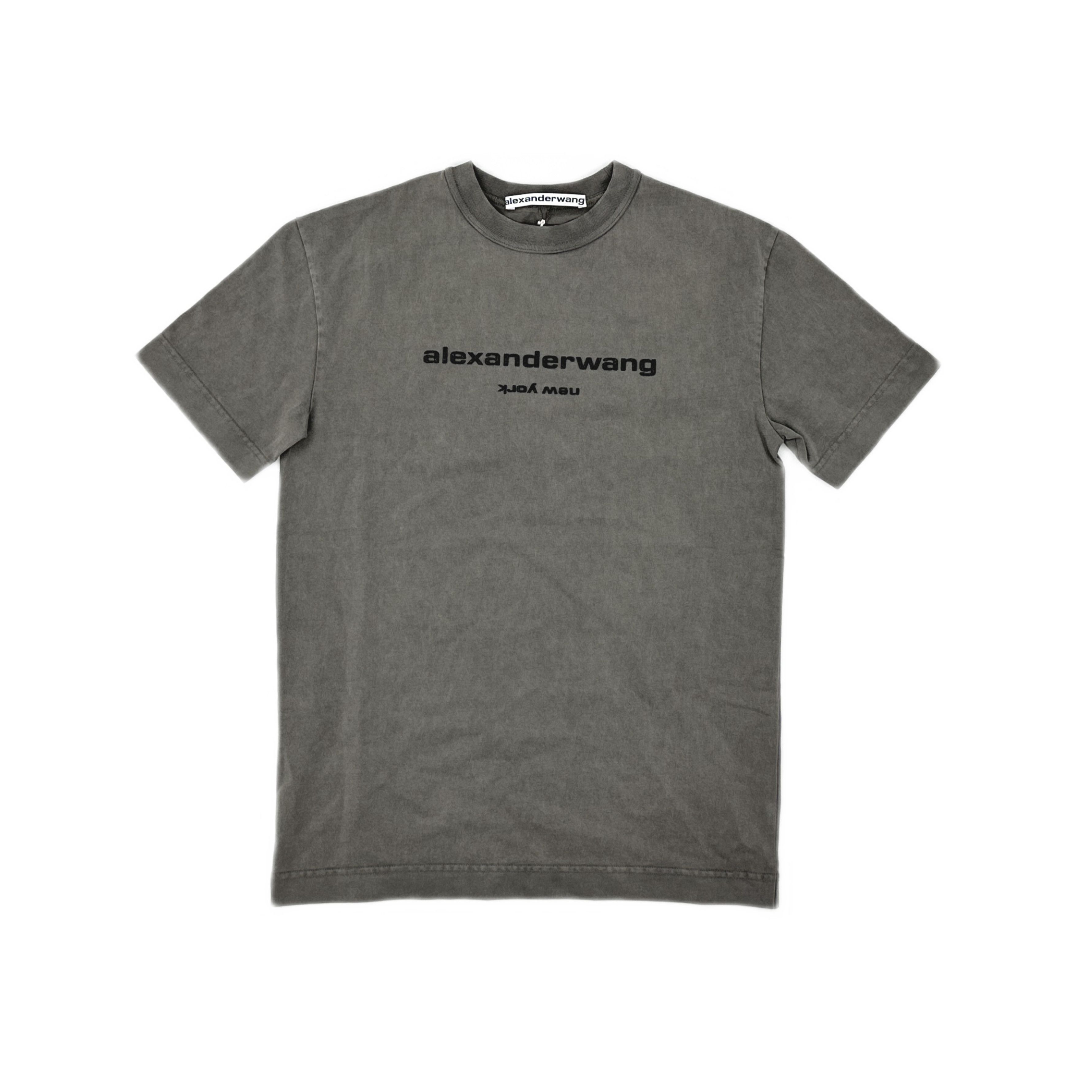 Alexander Wang Alexander Wang Glitter Logo T-Shirt Size XXS Size US XXS / EU 40 - 1 Thumbnail