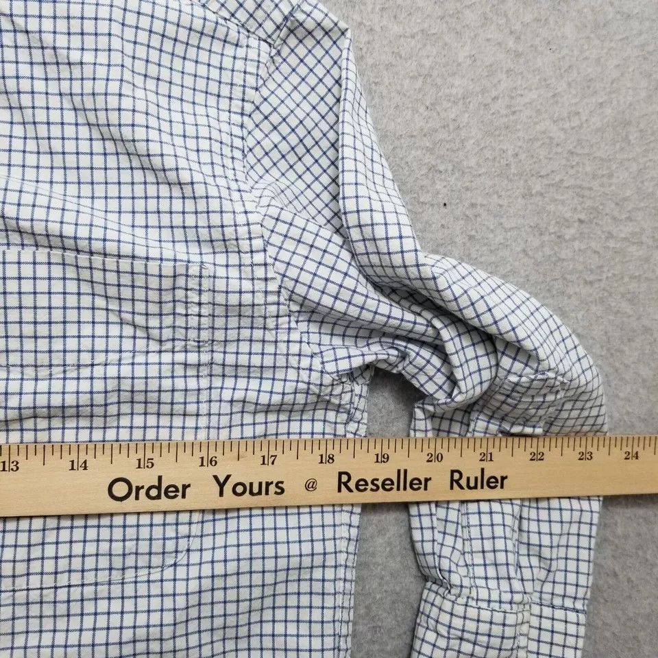 Abercrombie & Fitch Abercrombie & Fitch Shirt Mens Small White Check Button Up Size US S / EU 44-46 / 1 - 7 Thumbnail