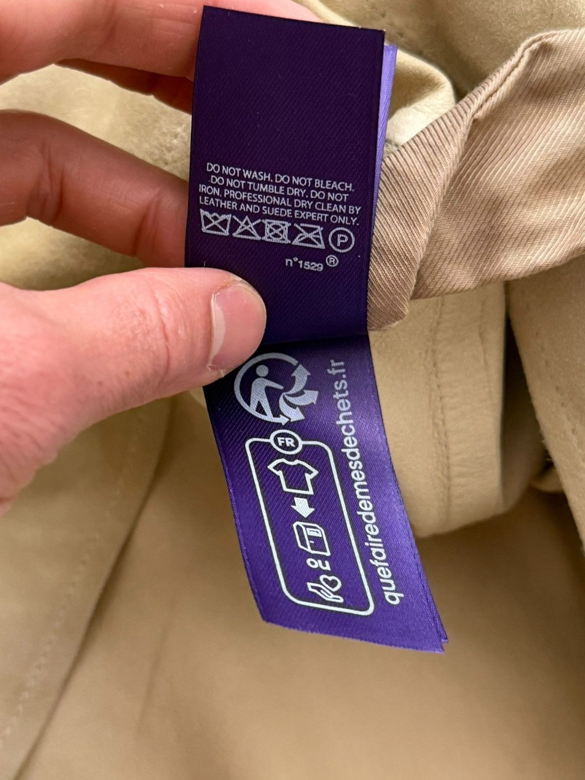 Ralph Lauren Purple Label $2,495 Overshirt Leather Suede Size US M / EU 48-50 / 2 - 12 Thumbnail