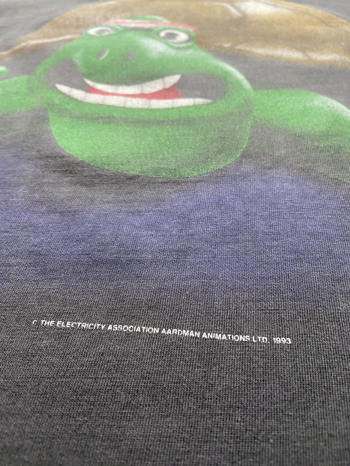 Band Tees Vintage 1993 Creature Comforts Aardman Animations Faded Tee Size US XL / EU 56 / 4 - 4 Thumbnail