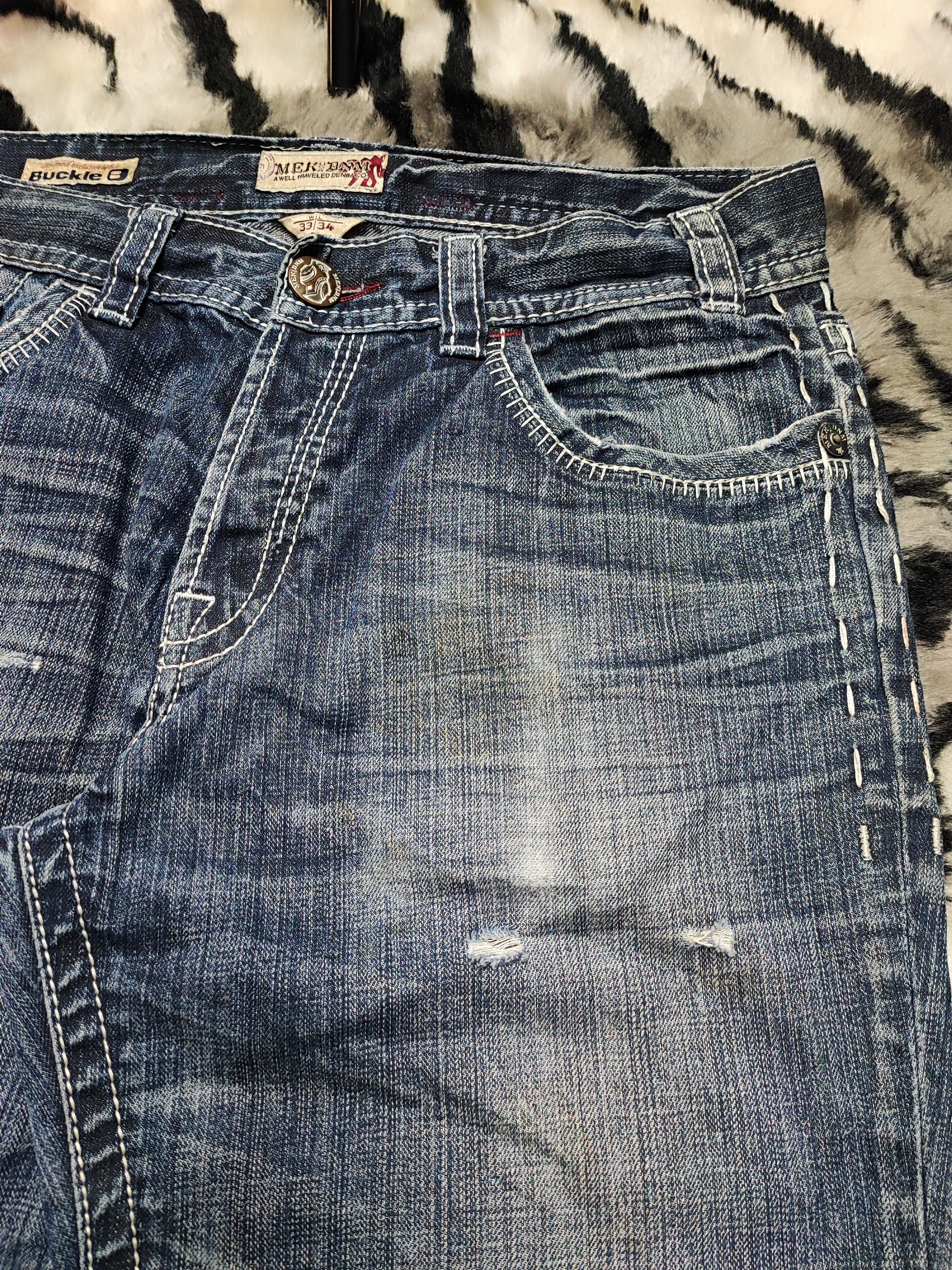 Mek Denim × Vintage Mek Denim USA Dagger Hearts Denim Pant Size US 32 / EU 48 - 9 Thumbnail