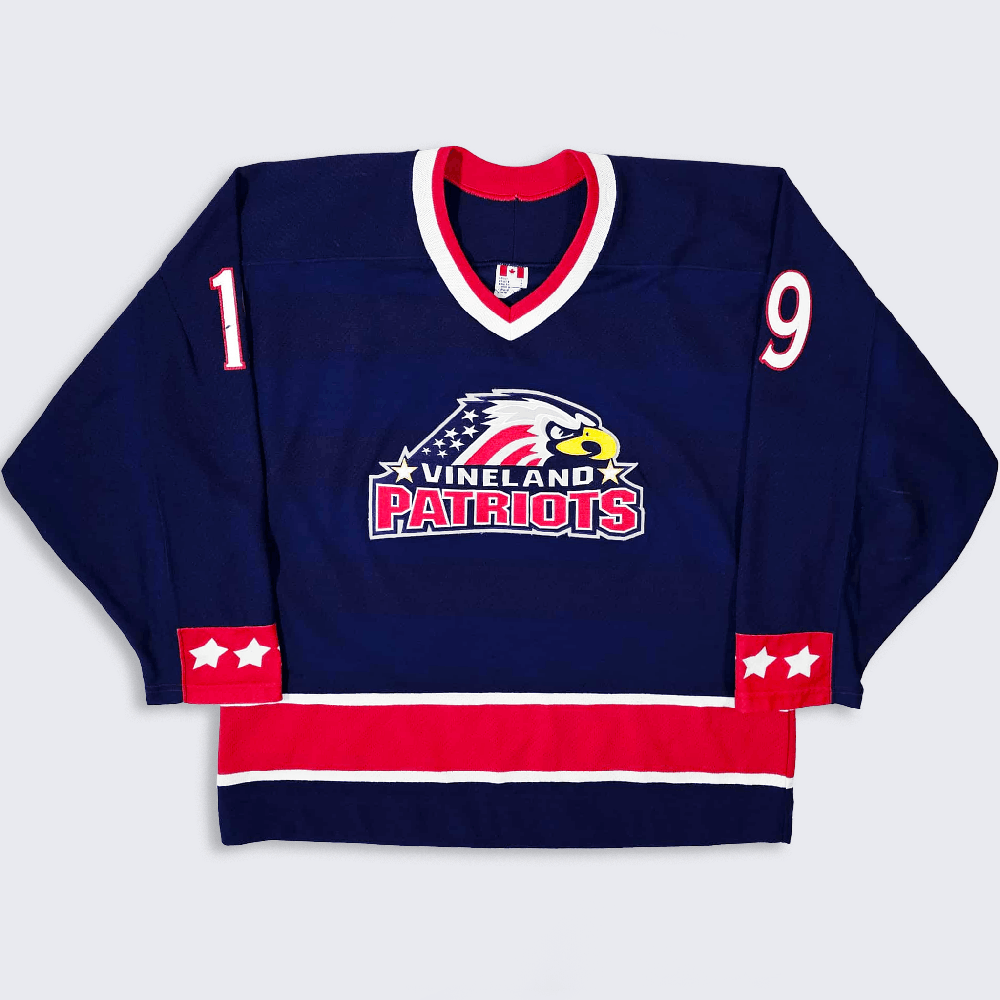 Ccm Vineland Patriots Vintage 90s CCM Hockey Jersey Size US L / EU 52-54 / 3 - 1 Thumbnail