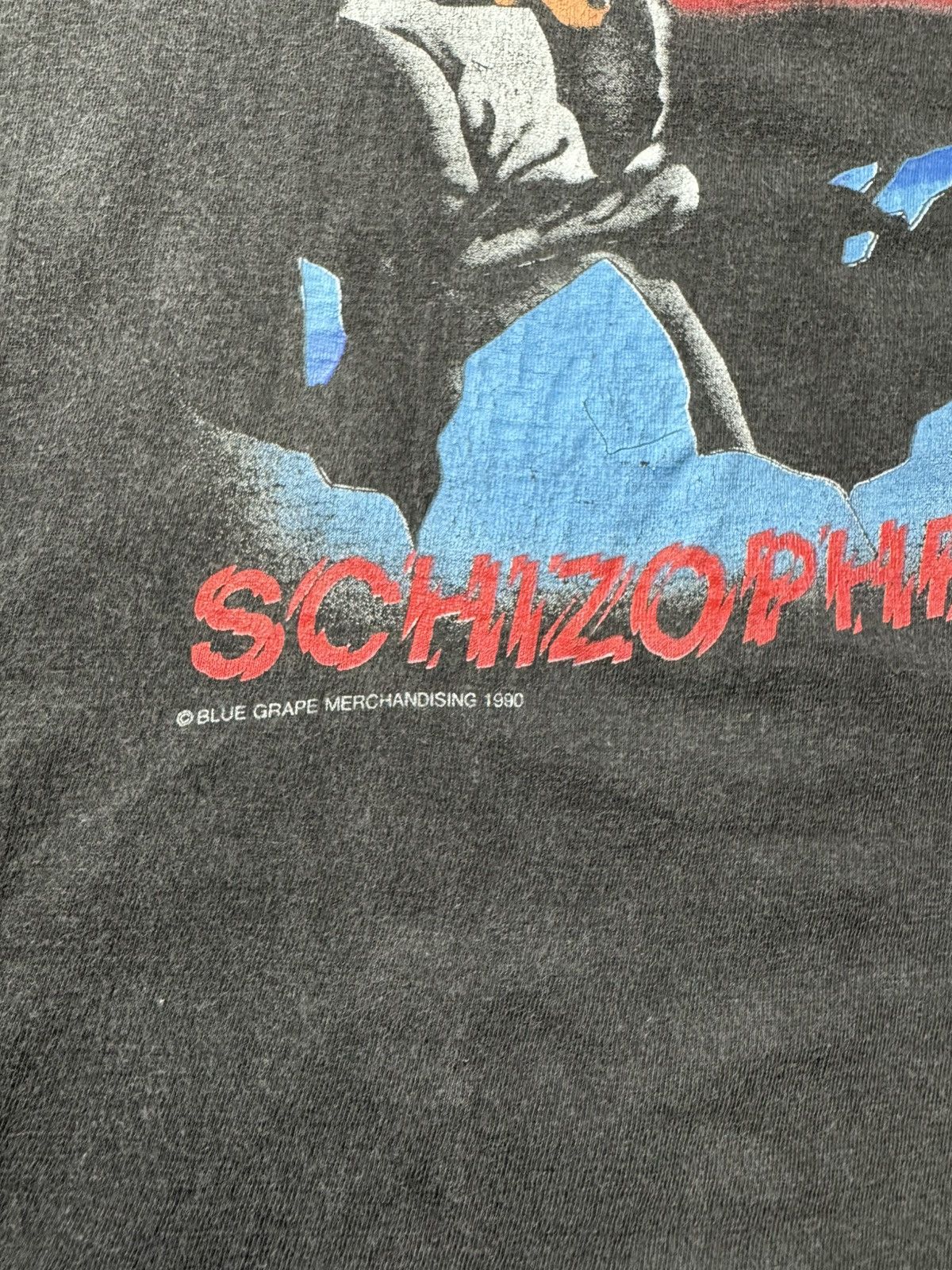 Vintage Vintage Sepultura Schizophrenia 1990 Blue Grape Size US L / EU 52-54 / 3 - 2 Thumbnail