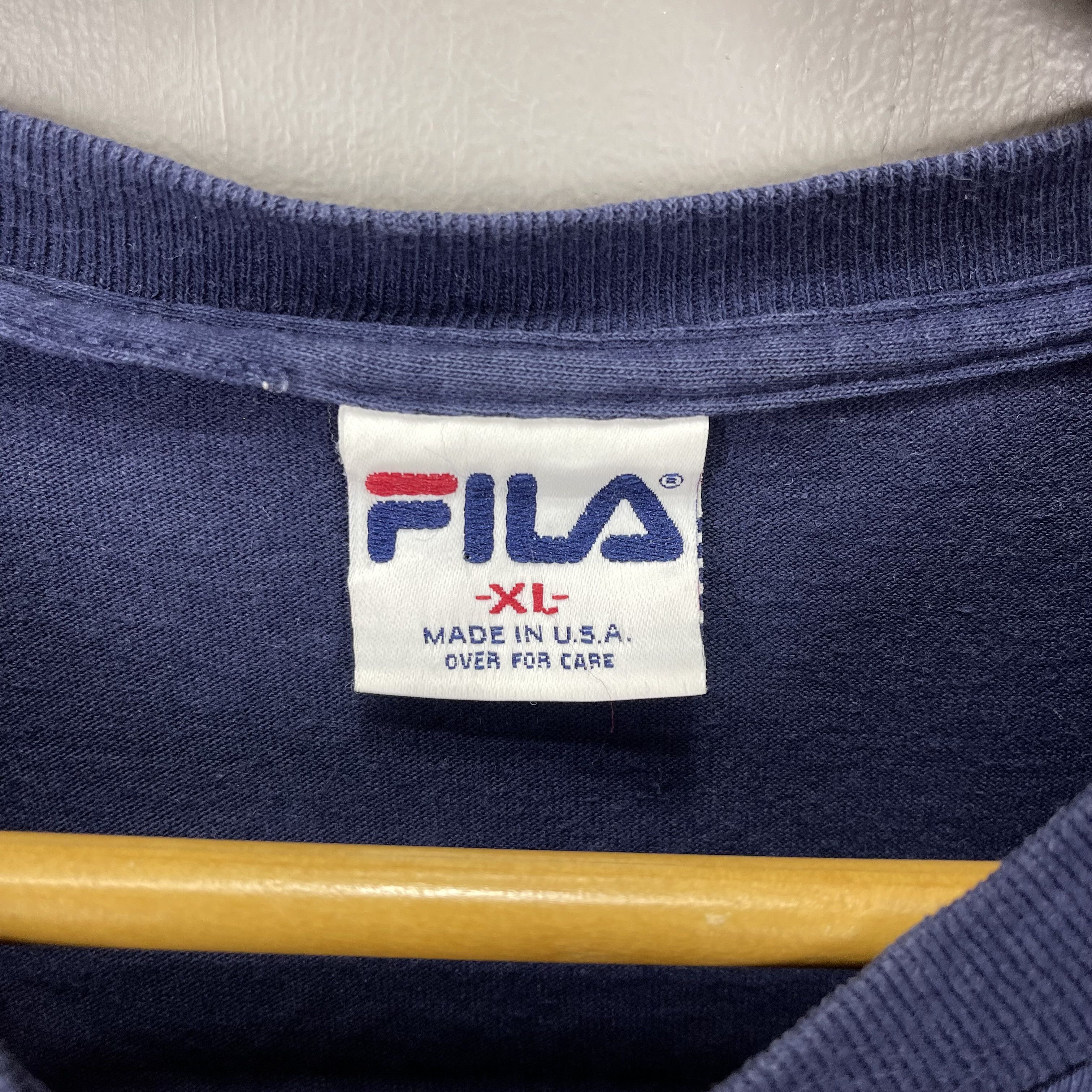 Fila 90s Vintage FILA Crew Neck T Shirt #2030/14 Size US XL / EU 56 / 4 - 11 Thumbnail