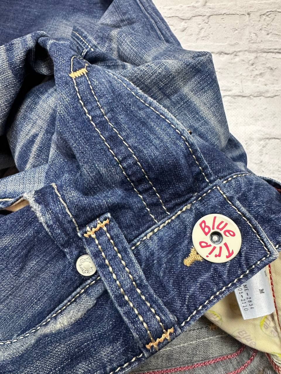 Edwin × Japanese Brand Edwin 503 Blue Trip Medium Mens Jeans Size US 32 / EU 48 - 5 Thumbnail