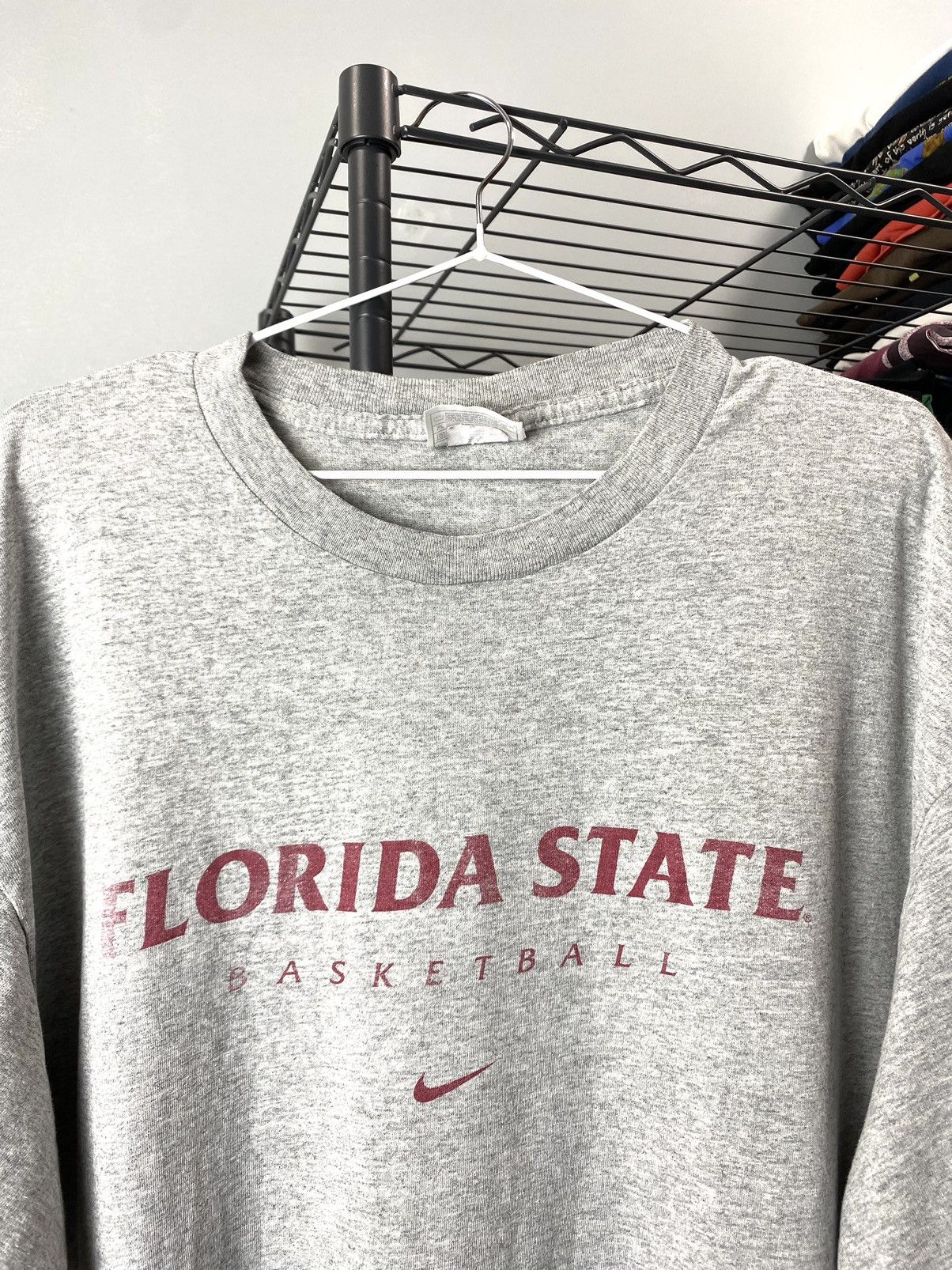Nike 90’s Vintage Nike Florida State T Shirt Center Logo NBA Size US L / EU 52-54 / 3 - 4 Thumbnail