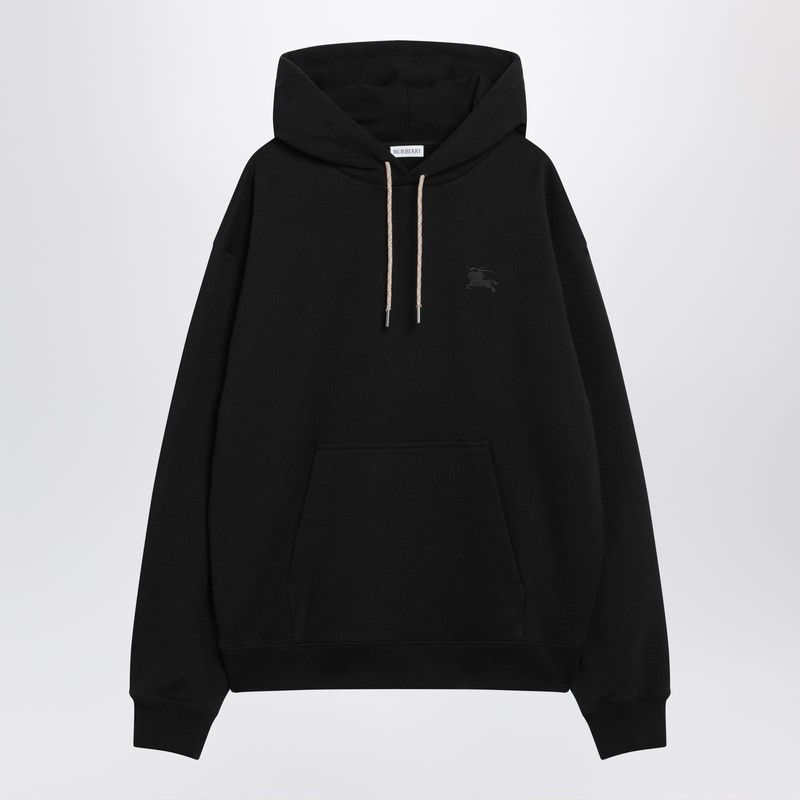 Burberry Burberry Black Sweatshirt With Check-Pattern Inserts Size US S / EU 44-46 / 1 - 1 Thumbnail