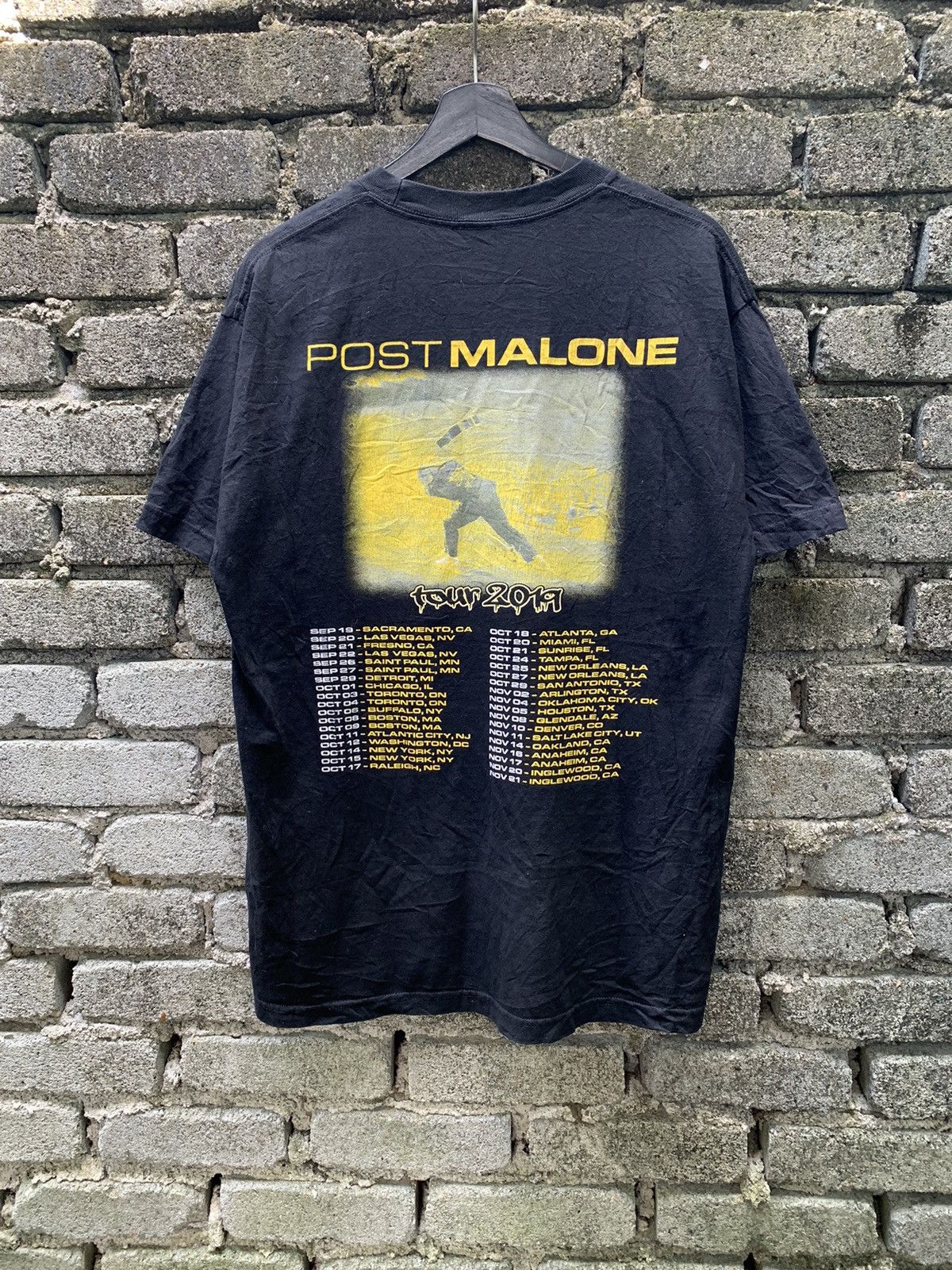 Band Tees × Rap Tees Post Malone Tour Tees Size US L / EU 52-54 / 3 - 5 Thumbnail