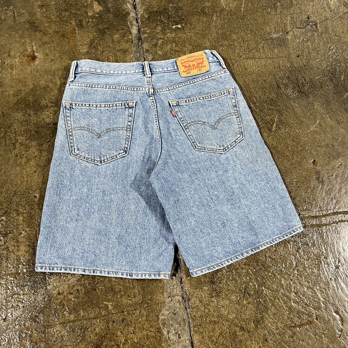 Levi's × Vintage Crazy Vintage Y2K Levi's 550 Jorts Essential Skater Shorts Size US 32 / EU 48 - 3 Thumbnail