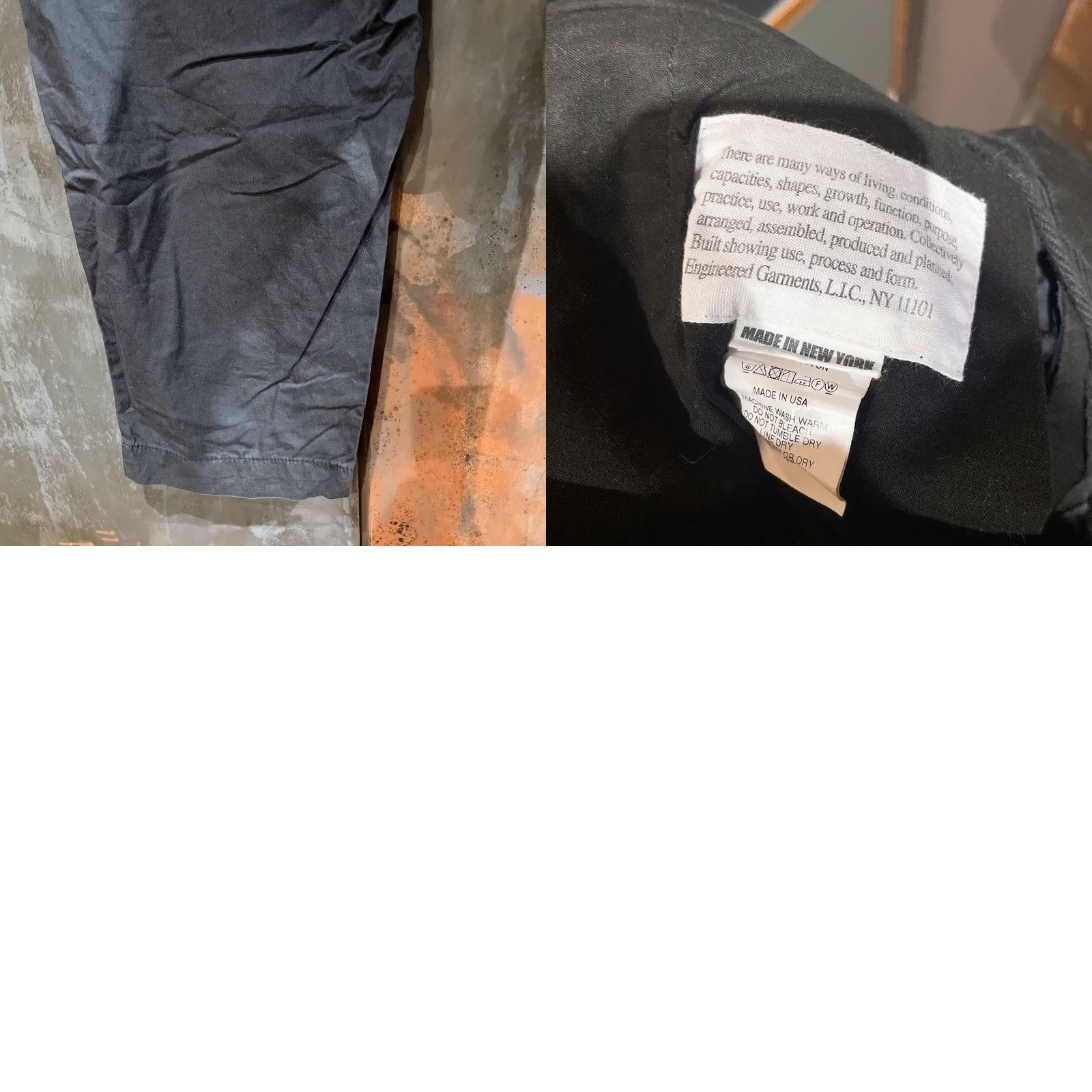 Engineered Garments Engineered Garments Pants Size XL Black Casual Used good condition Size US 36 / EU 52 - 8 Thumbnail