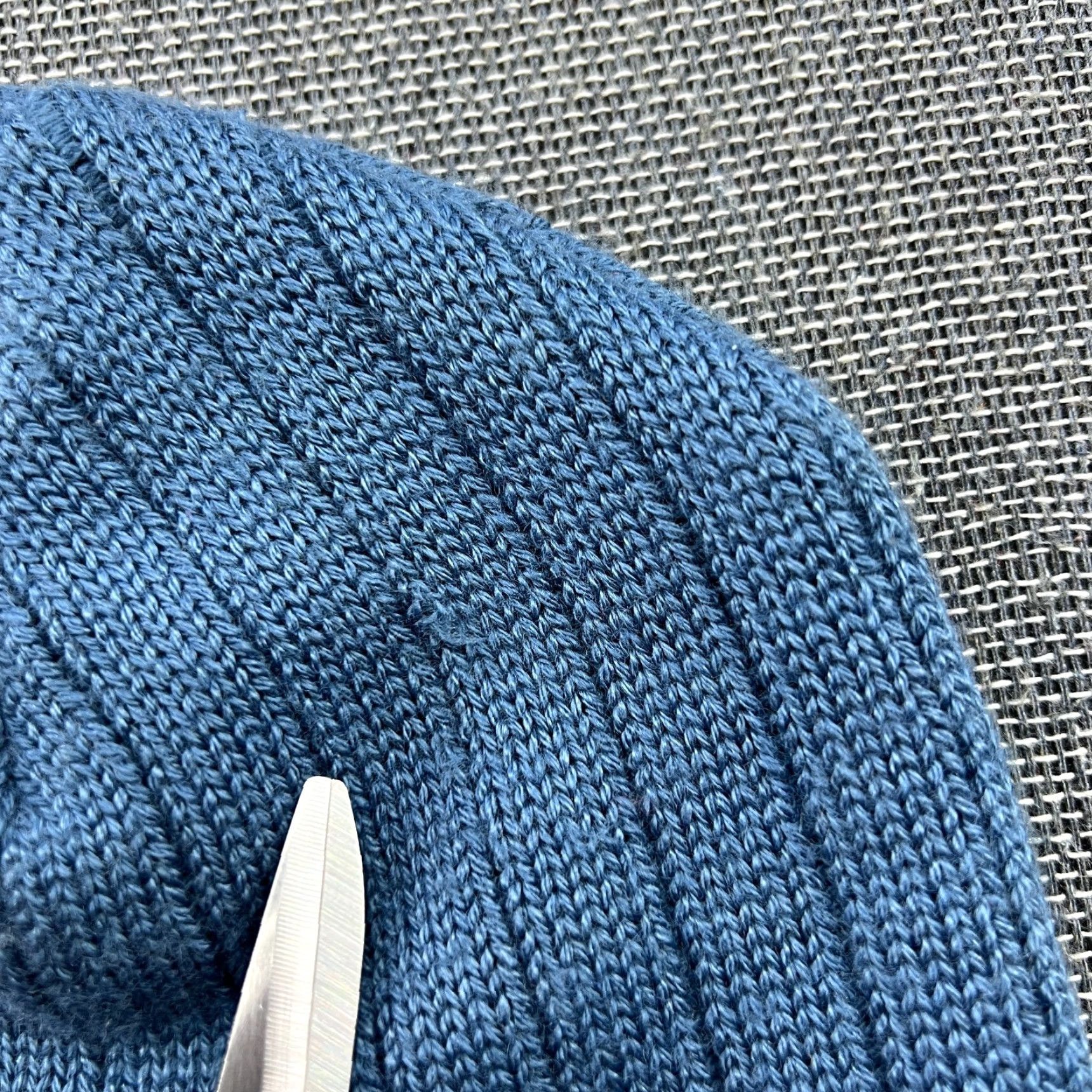 Salomon VINTAGE Salomon Beanie Hat One Size Blue Wool Blend Y2K Size ONE SIZE - 2 Thumbnail