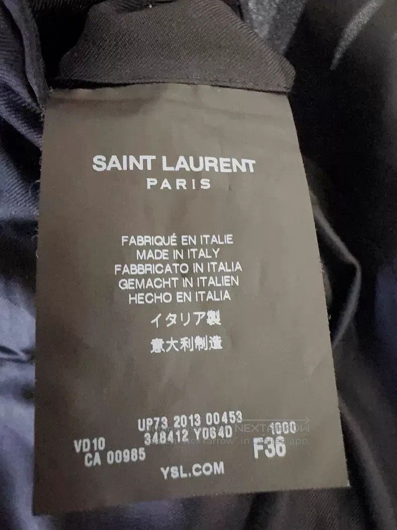Saint Laurent Paris Saint Laurent Paris Black suit jacket i Size XS / US 0-2 / IT 36-38 - 5 Thumbnail