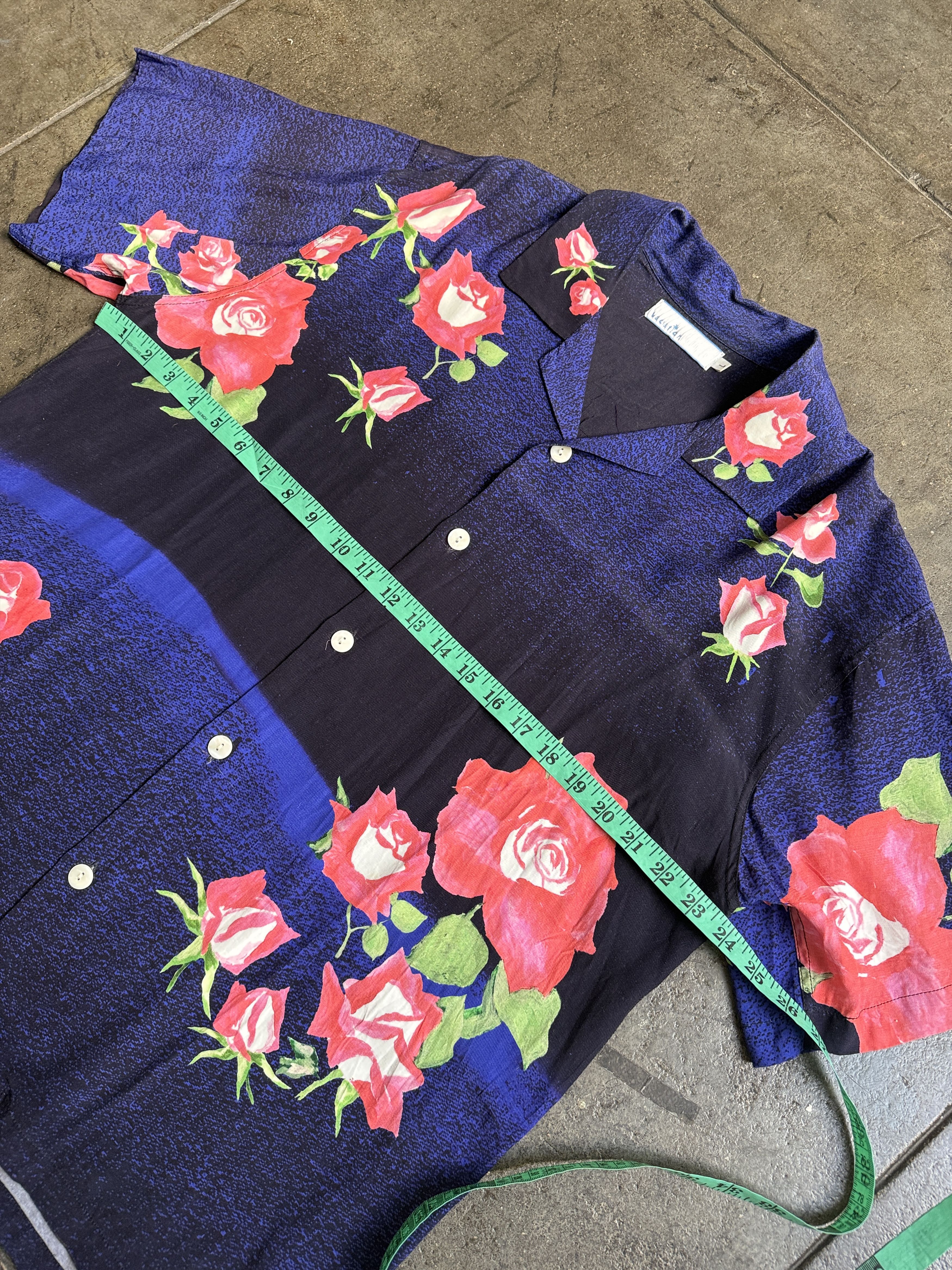 Vacation Beautiful Potato Head Roses Shirt from Bali - Vacation Size US L / EU 52-54 / 3 - 8 Thumbnail