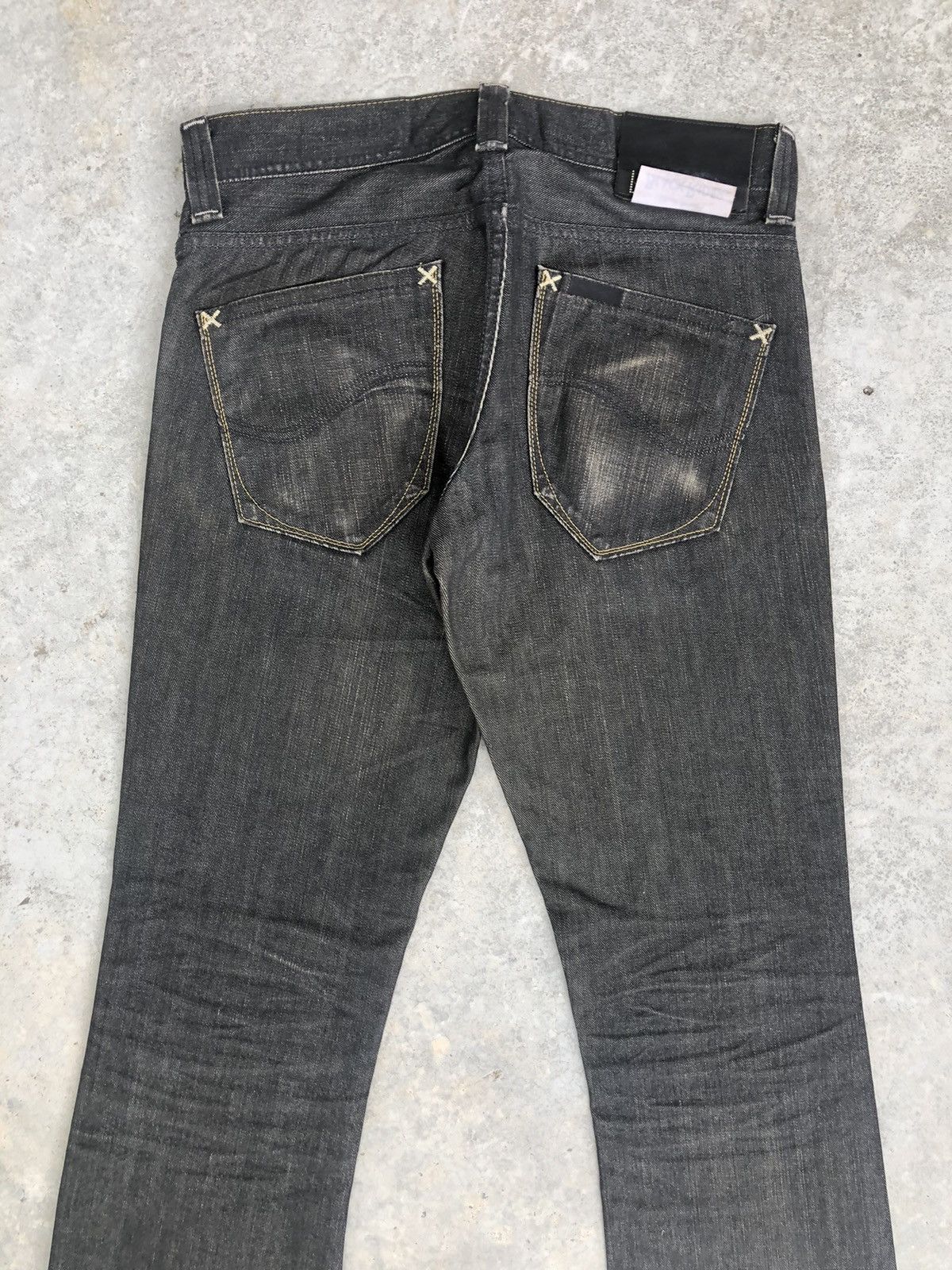 Lee Japanese Lee Flared Jeans Distressed Jeans Size US 33 - 8 Thumbnail