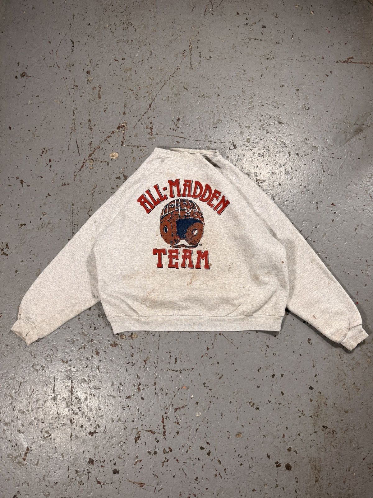 NFL Vintage All Madden Team Insane Distressed Crewneck Sweater Size US XL / EU 56 / 4 - 2 Thumbnail
