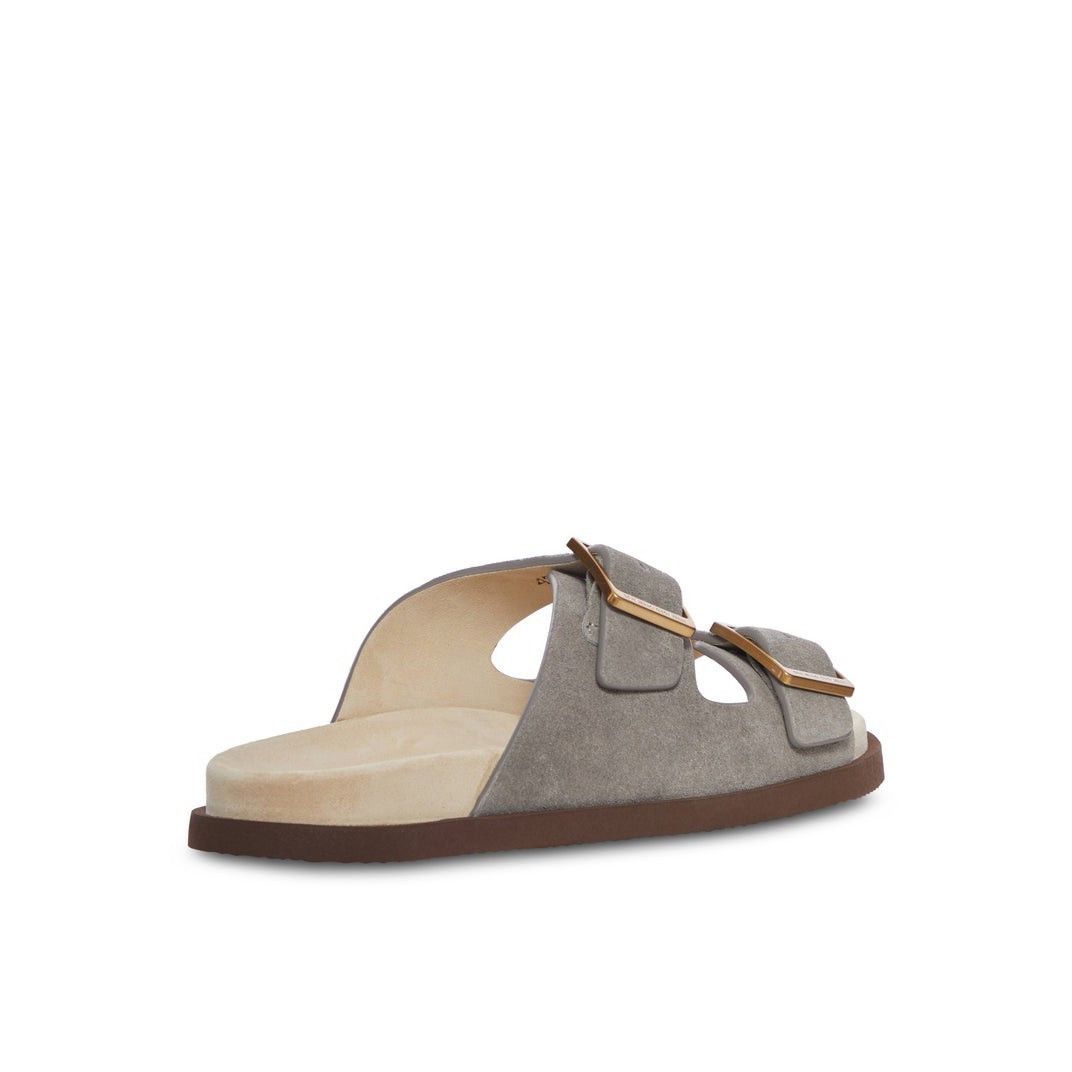 Brunello Cucinelli BRUNELLO CUCINELLI Gray Suede Slide Sandals New & Authentic Size US 9 / EU 42 - 3 Thumbnail