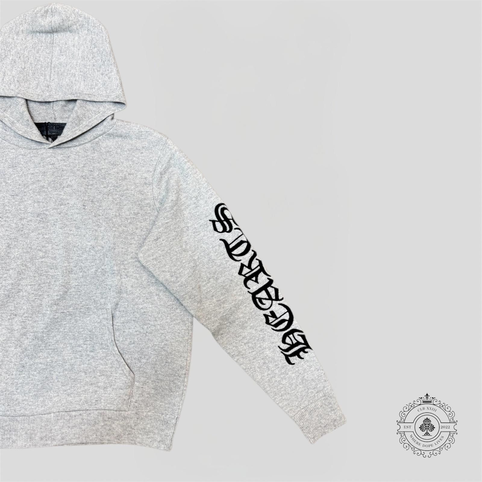 Chrome Hearts Chrome Hearts Life Sentence Cashmere Hoodie in Grey Size US M / EU 48-50 / 2 - 2 Thumbnail