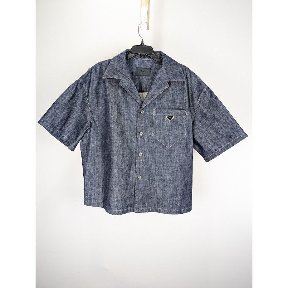 Prada o1rshd1 Selvage Denim in Blue Size US XXL / EU 58 / 5 - 2 Thumbnail