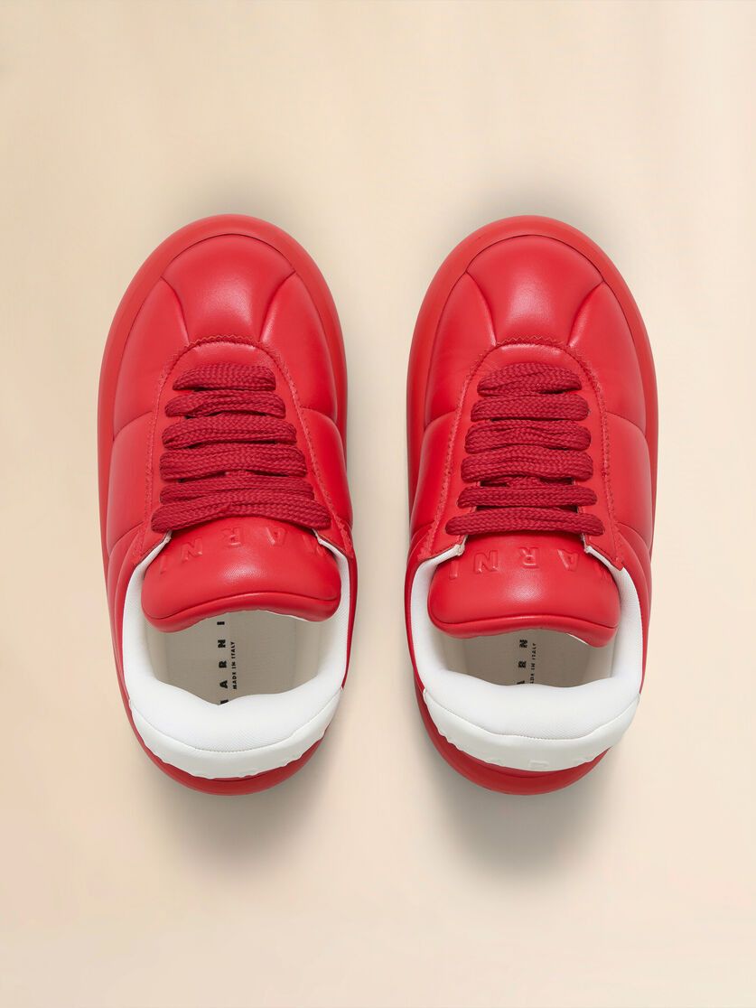 Marni o1f1d3z1025 Leather Bigfoot 2.0 Sneakers in Red Size US 12 / EU 45 - 3 Thumbnail