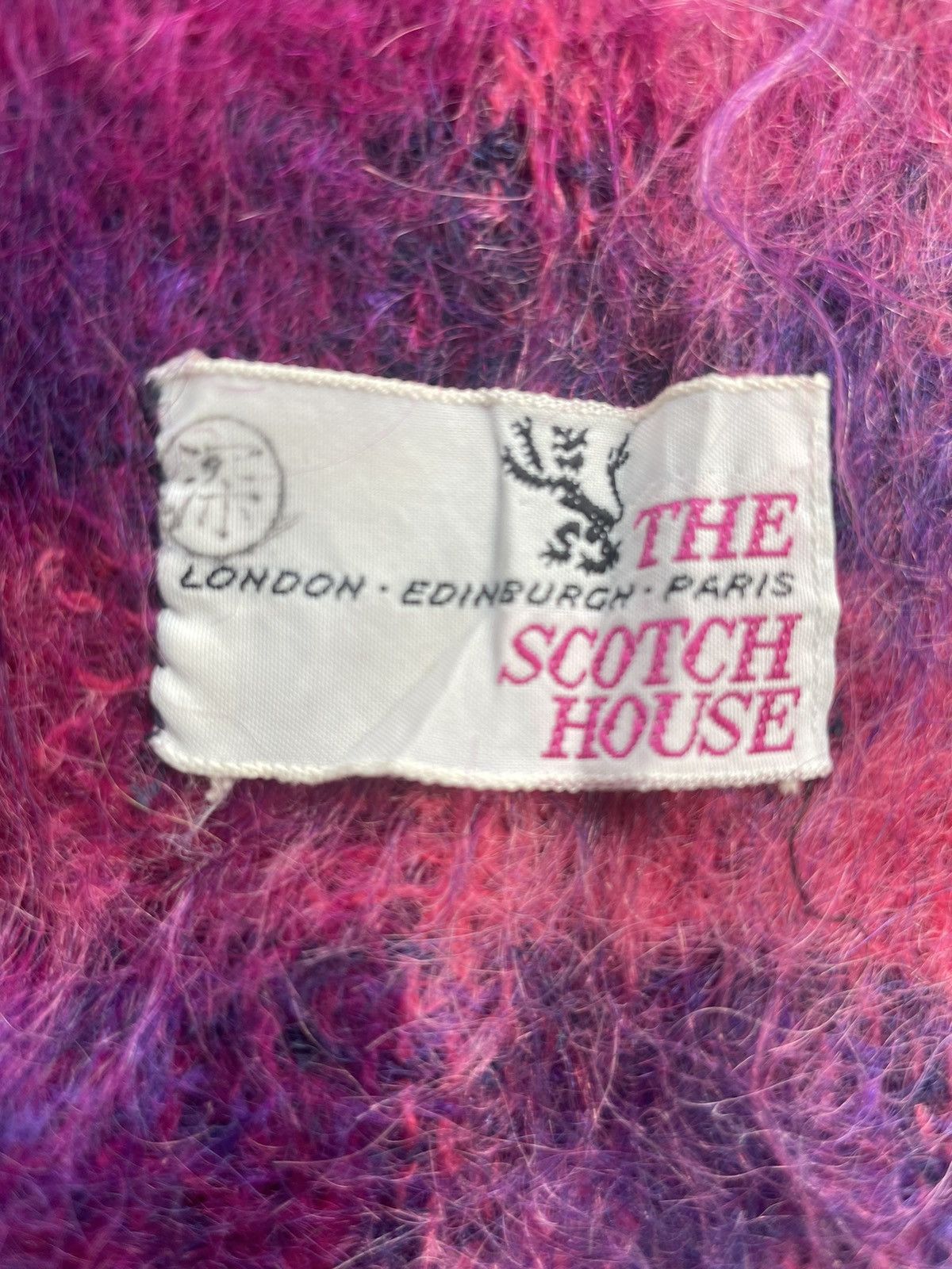 Designer × Vintage Vintage Mohair Poncho The Scotch House Size M / US 6-8 / IT 42-44 - 8 Thumbnail