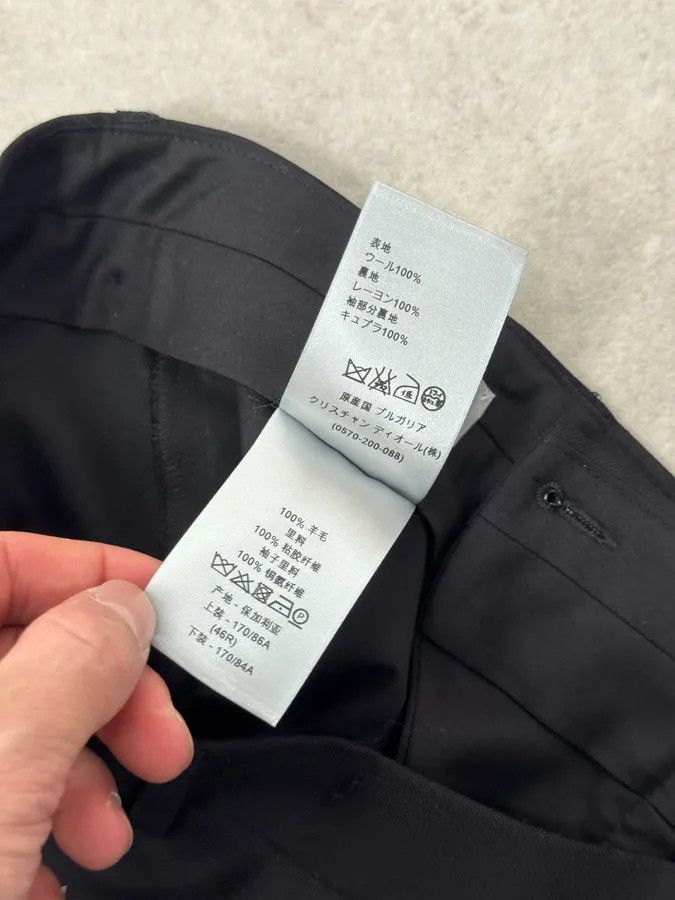 Dior Dior Uniform Black Wool Classy Tailored Pants Size US 30 / EU 46 - 10 Thumbnail