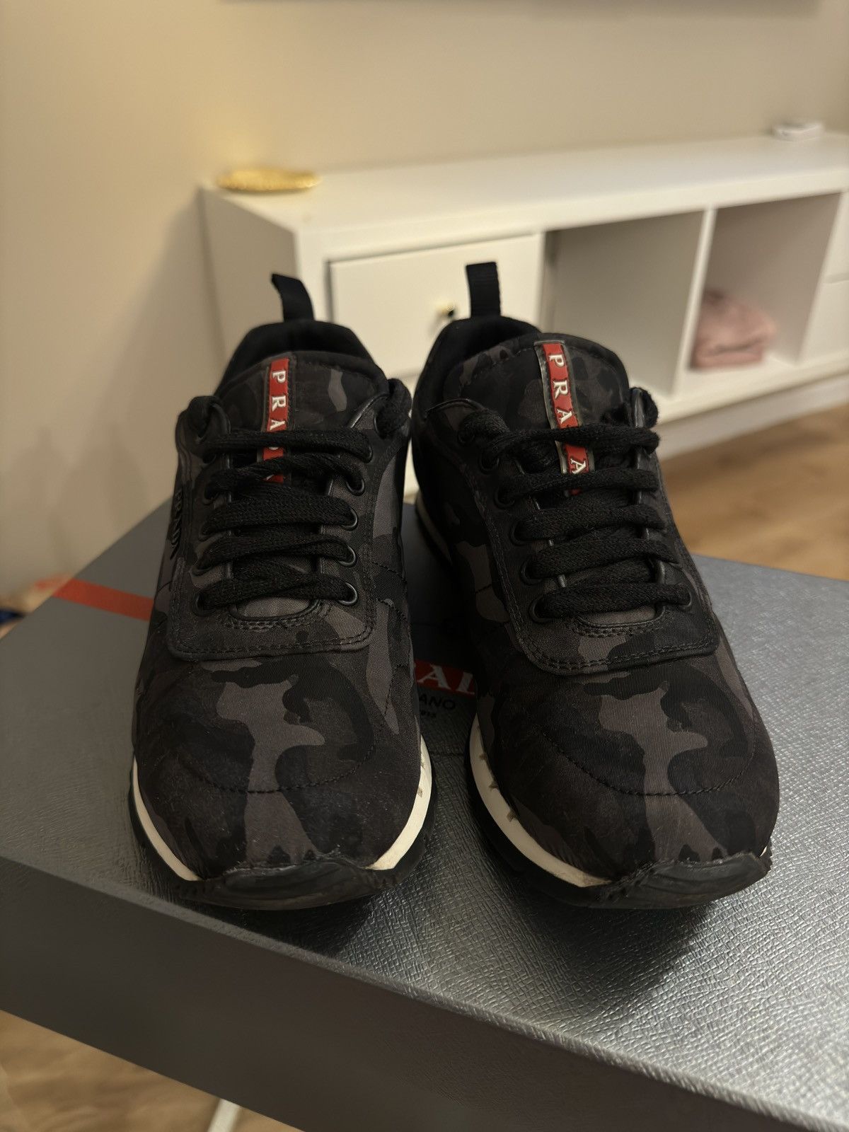 Prada Prada camouflage sneakers casual low nylon #cyber24 Size US 9 / EU 42 - 4 Thumbnail