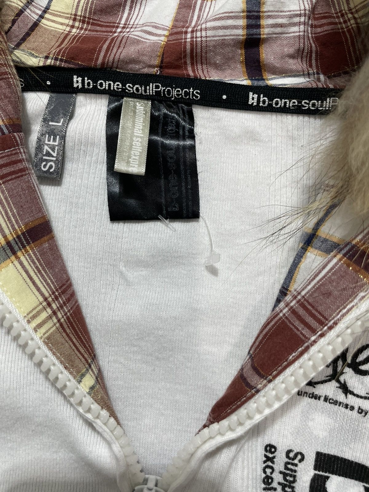 Japanese Brand BOS poem zip fur Hoodie lgb style Size US L / EU 52-54 / 3 - 5 Thumbnail