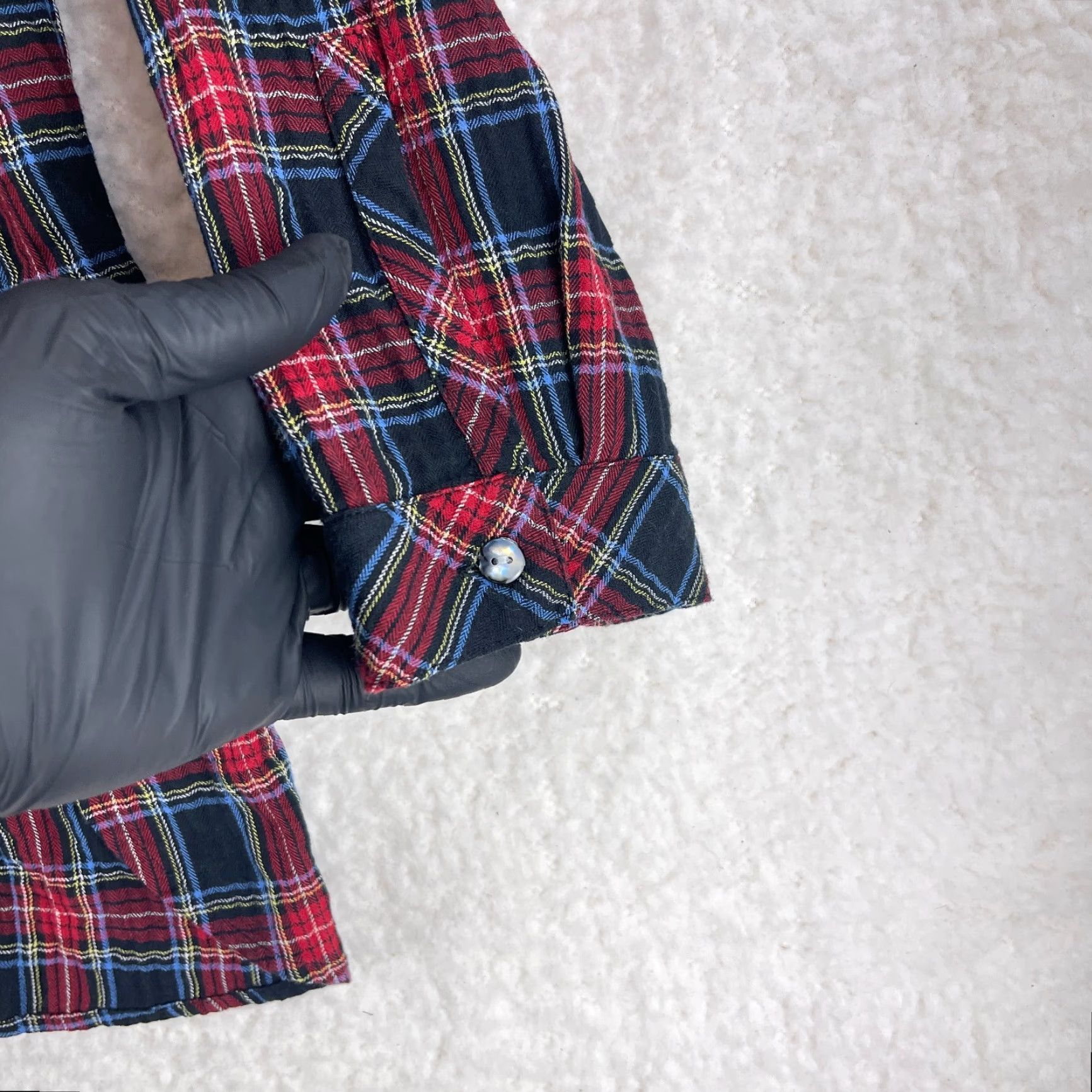 J. Jill J. Jill Red Plaid Button-Up Shirt Womens Large Long Sleeve Collared Country Casual Wear Size L / US 10 / IT 46 - 6 Thumbnail
