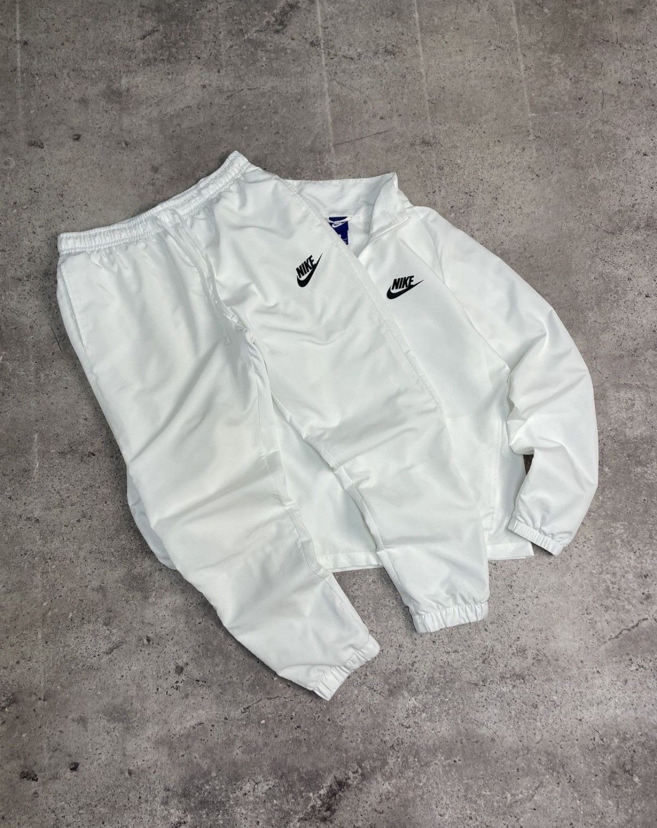 Nike Vintage Nike Tracksuit Nylon Jacket Pants Set Y2K Drill 00s Size 52R - 6 Thumbnail