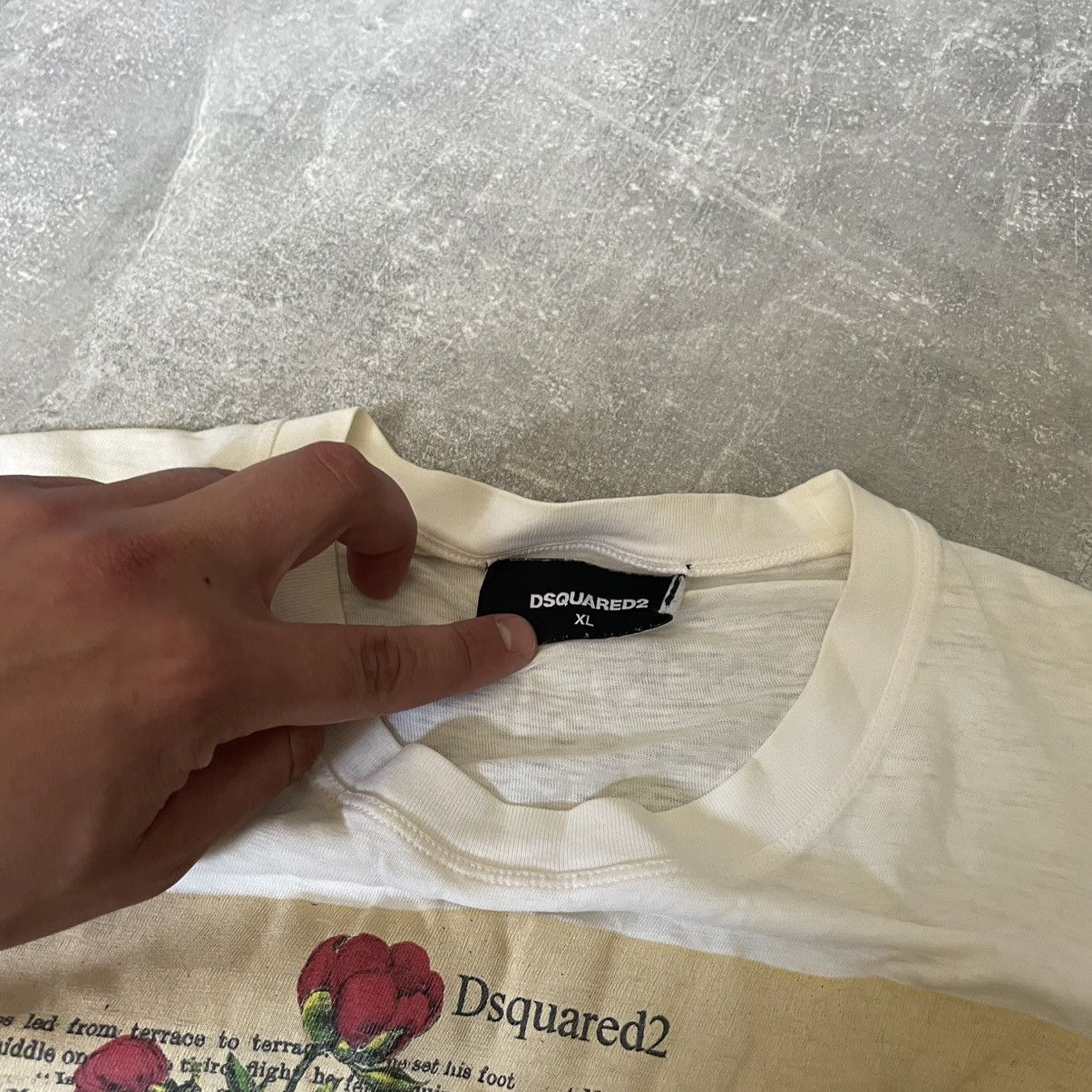 Dsquared2 Dsquared Tee heart flowers rose shirt y2k avant garde old Size US XL / EU 56 / 4 - 8 Thumbnail
