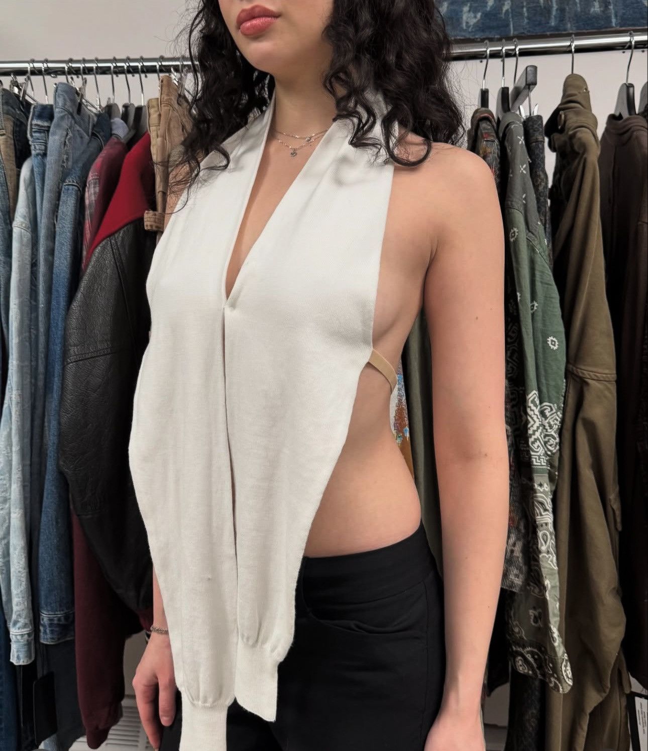 Maison Margiela Vintage Maison Margiela Artisinal ‘Blank Tag’ Sleeve Top Size L / US 10 / IT 46 - 1 Thumbnail