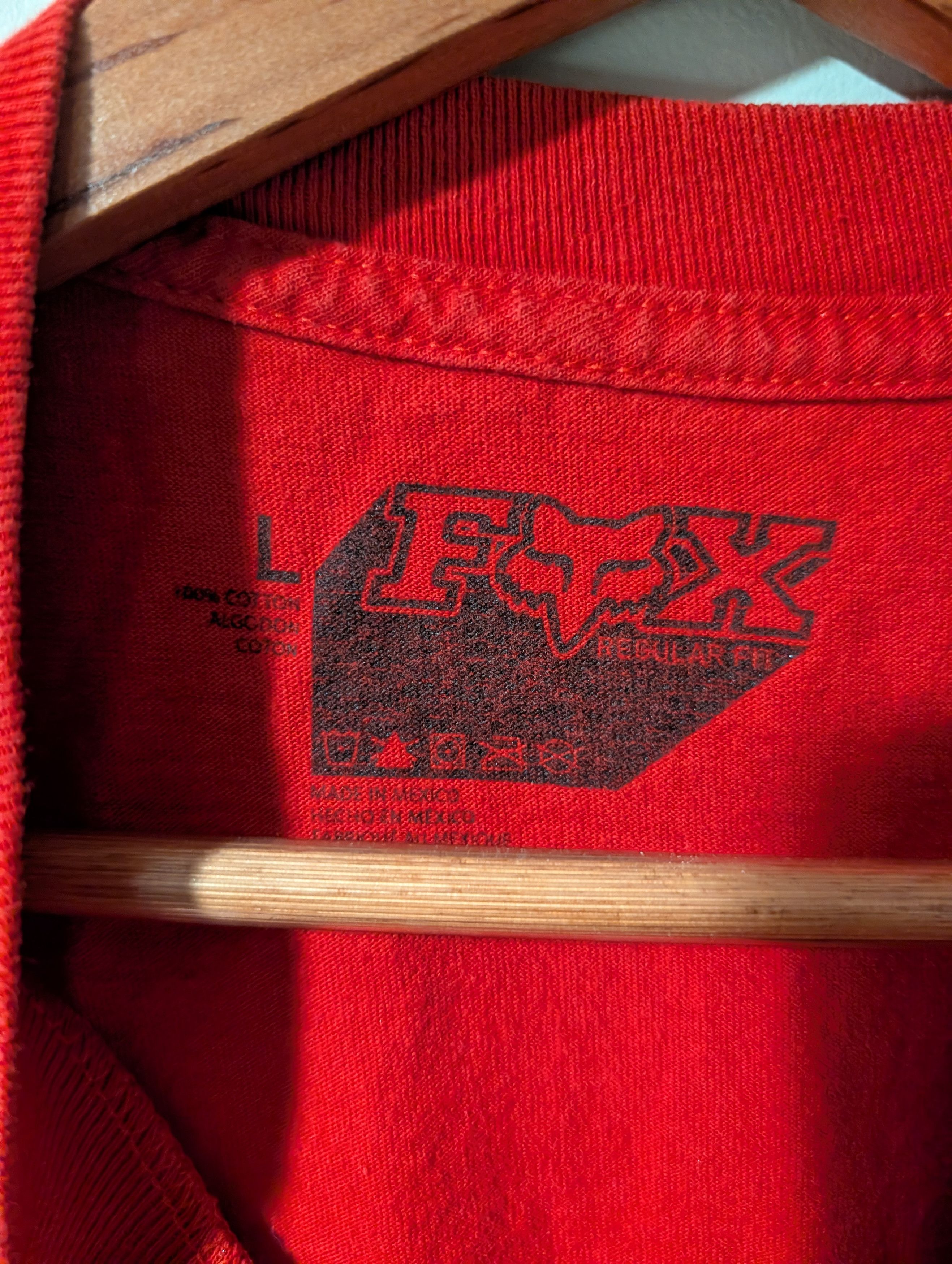 Fox Racing Fox Racing Moto Graphic T-Shirt Red Blue Fox Head Logo Size US L / EU 52-54 / 3 - 3 Thumbnail