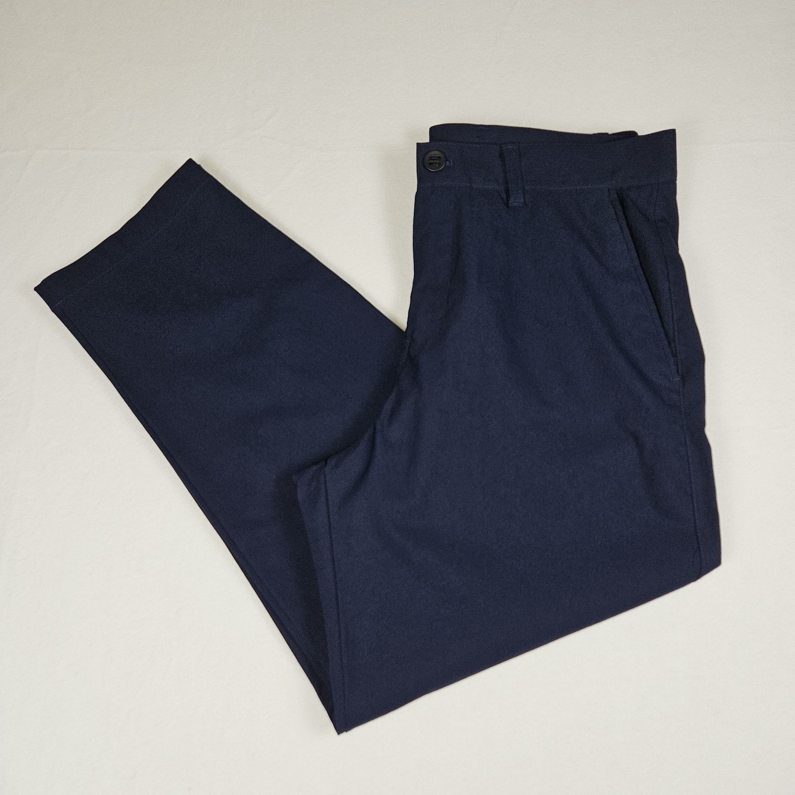 Lululemon Lululemon Pant Men 34x27 Navy Relaxed Cropped Chino Size US 34 / EU 50 - 17 Thumbnail